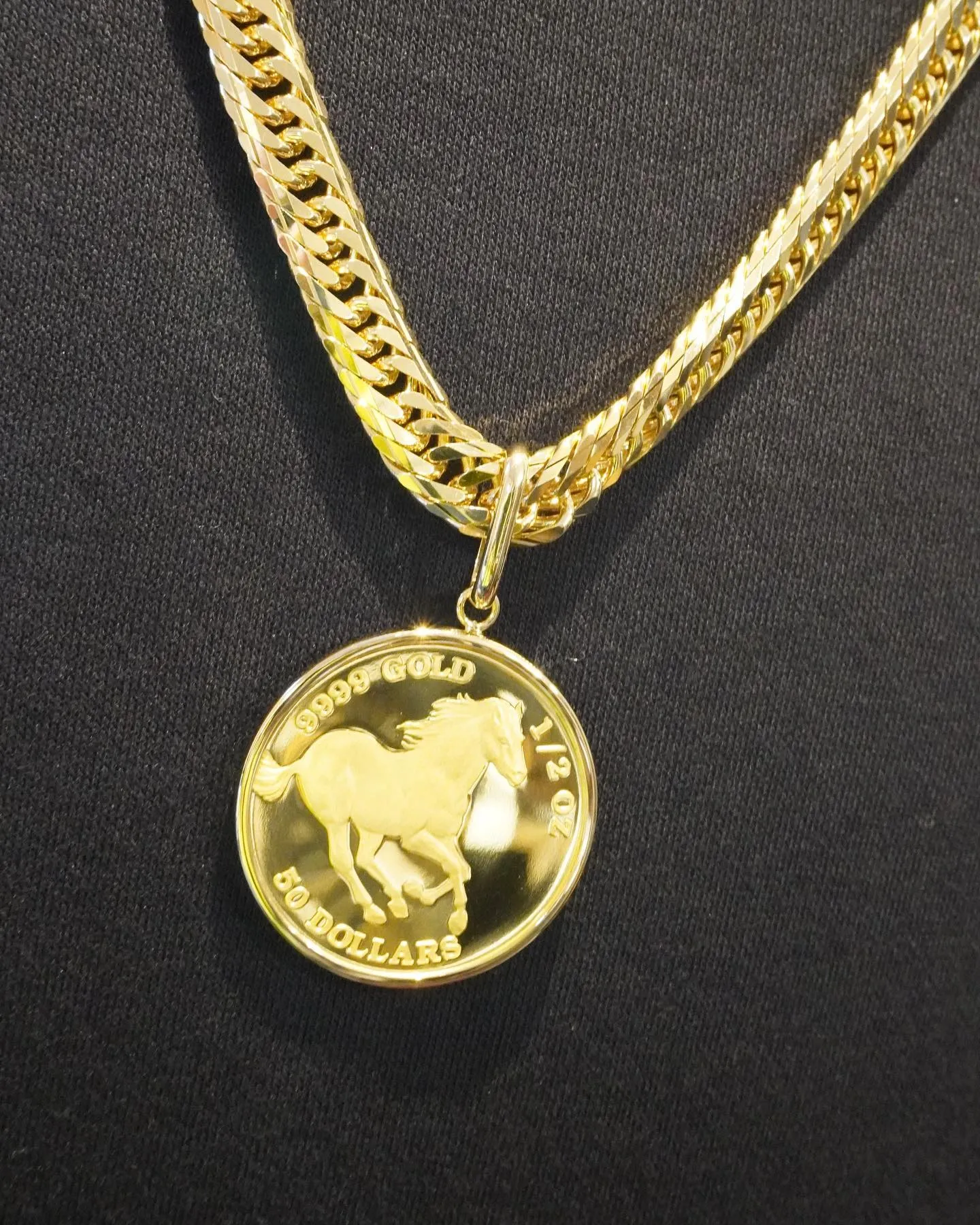 1/2oz シンプル枠 コインペンダント⁎⁺˳✧༚