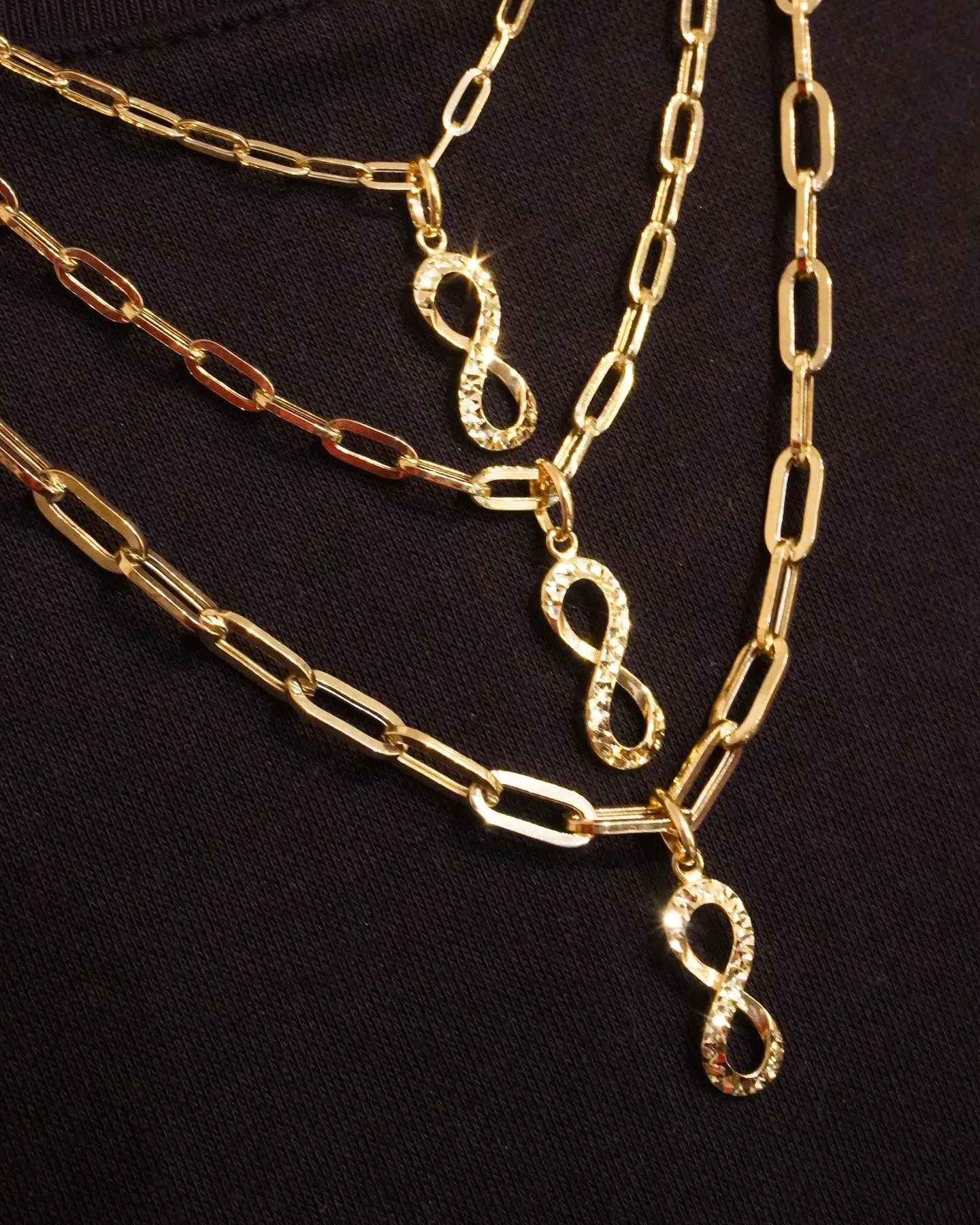 Hクリップネックレス＋インフィニティペンダント♾️