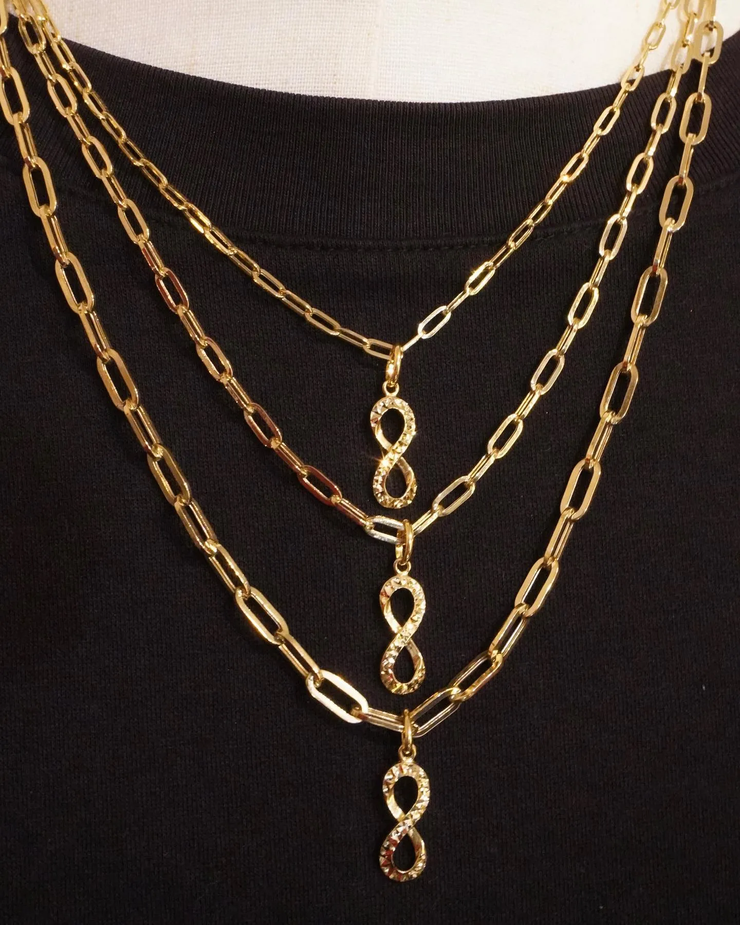 Hクリップネックレス＋インフィニティペンダント♾️