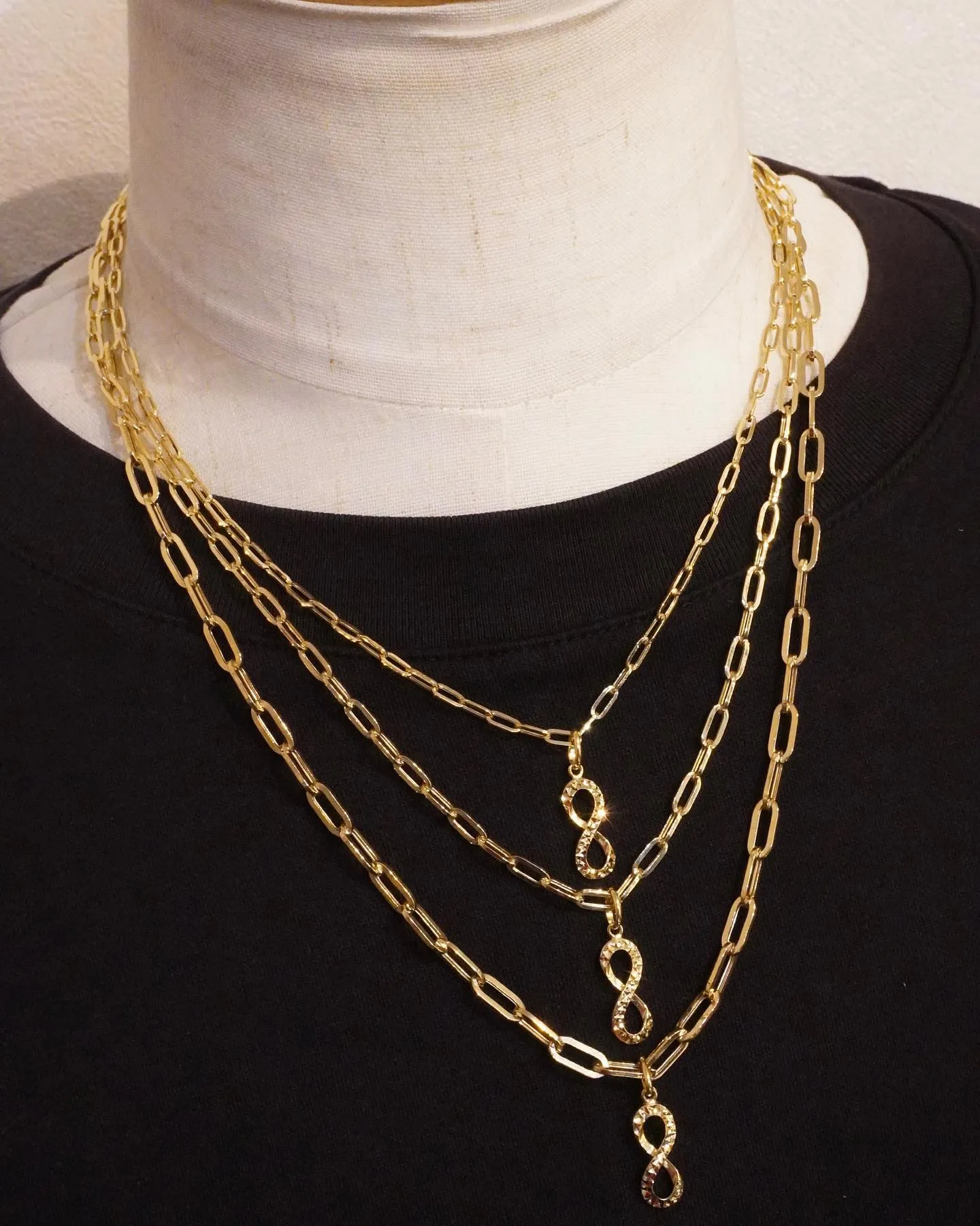 Hクリップネックレス＋インフィニティペンダント♾️