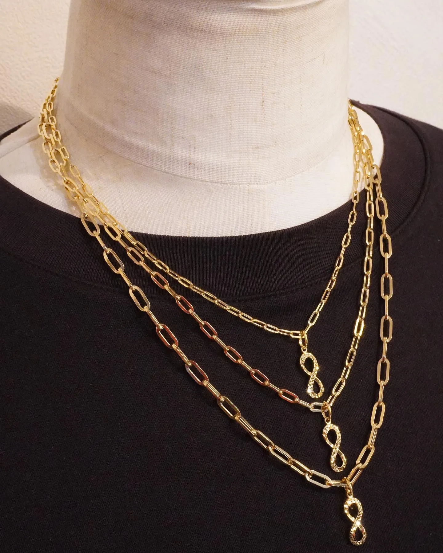 Hクリップネックレス＋インフィニティペンダント♾️