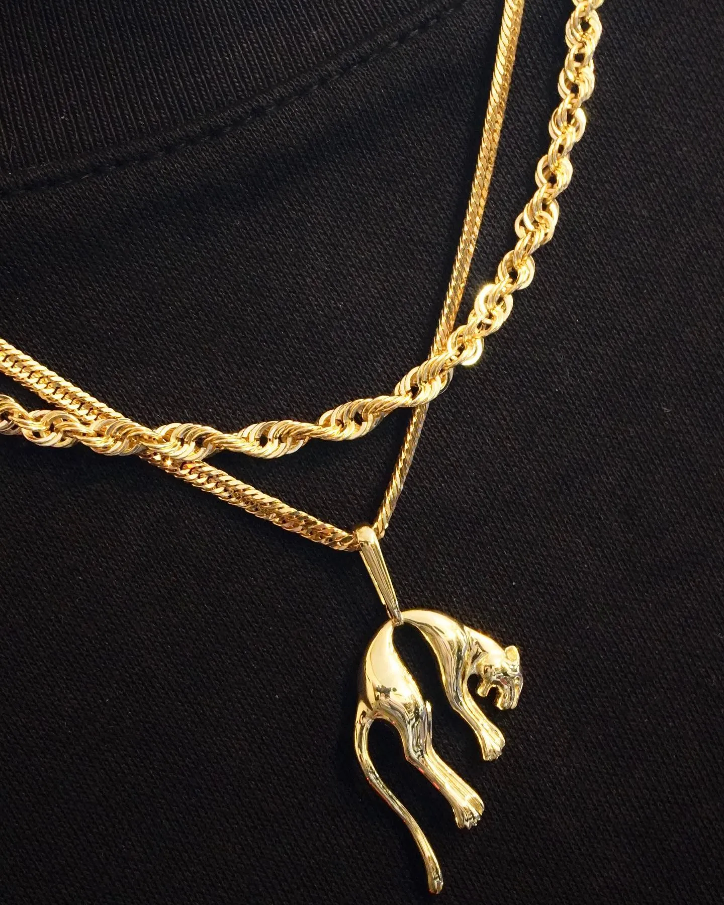 K18 パンサーペンダント⁎⁺˳✧༚