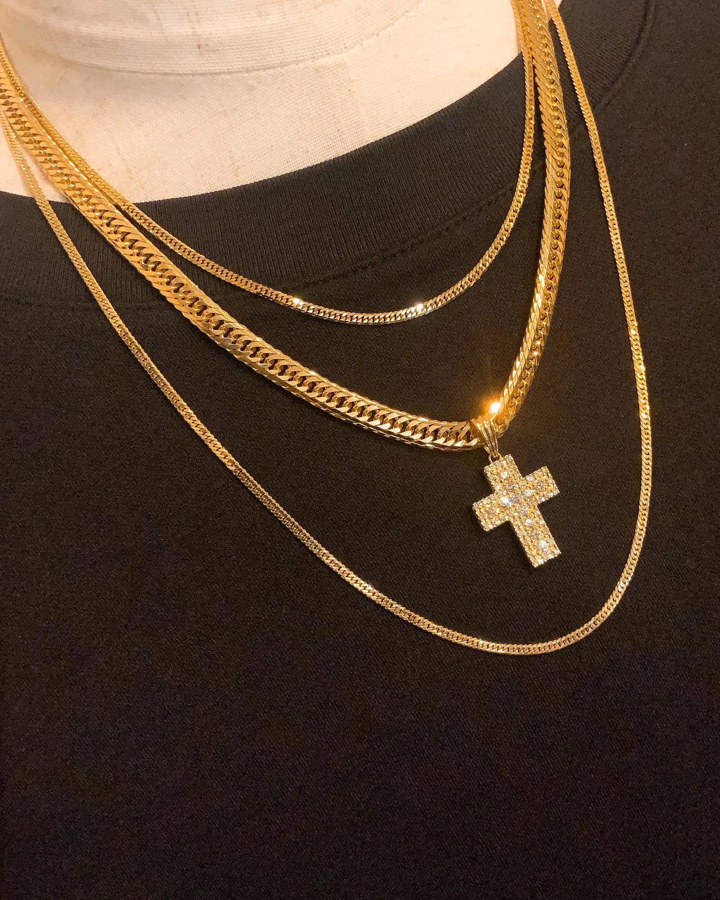 K18 ダイヤモンドクロスLL⁎⁺˳✧༚