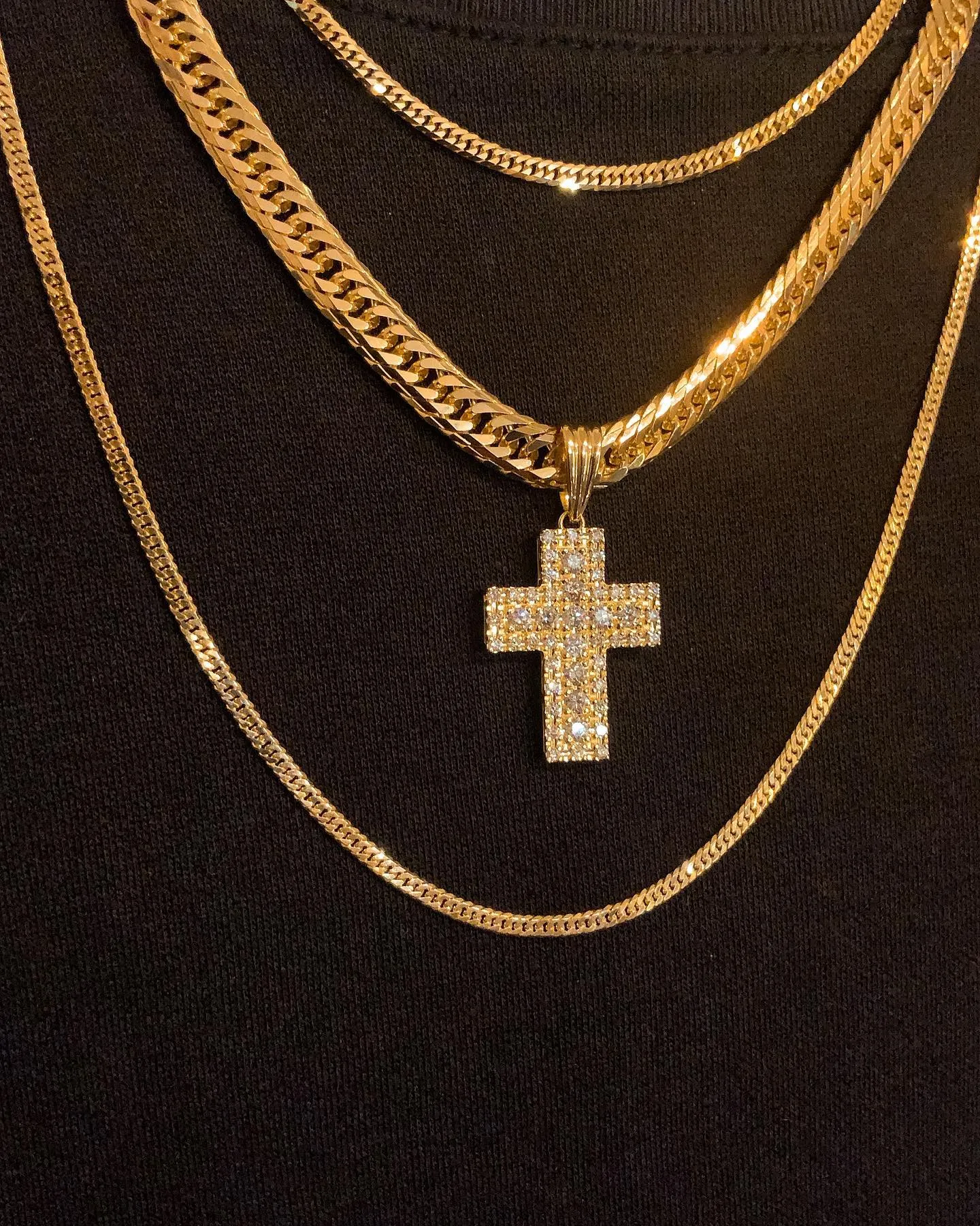 K18 ダイヤモンドクロスLL⁎⁺˳✧༚