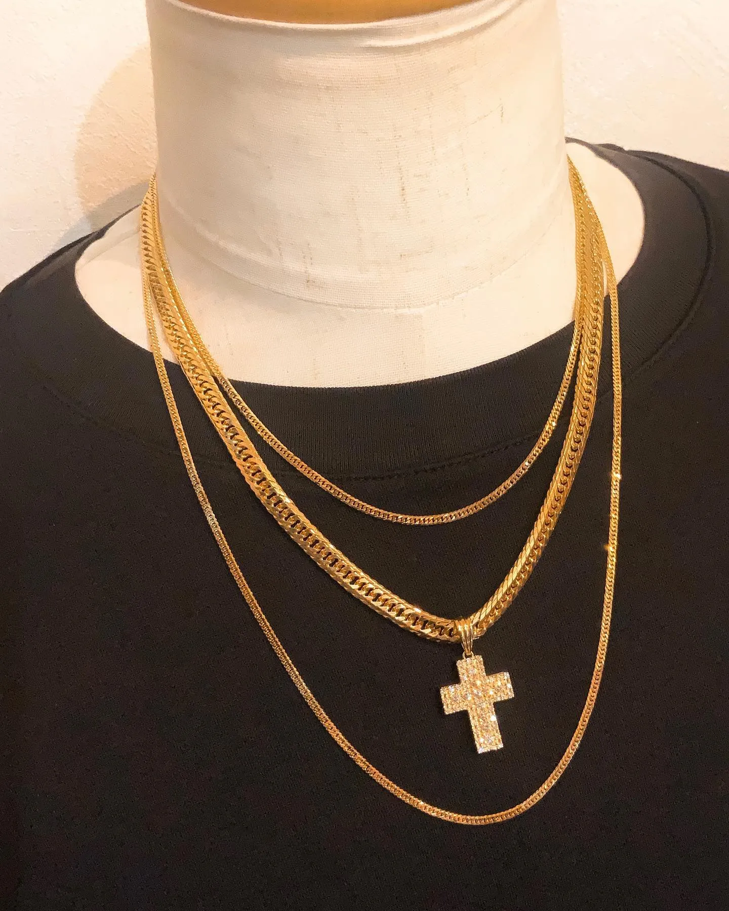 K18 ダイヤモンドクロスLL⁎⁺˳✧༚