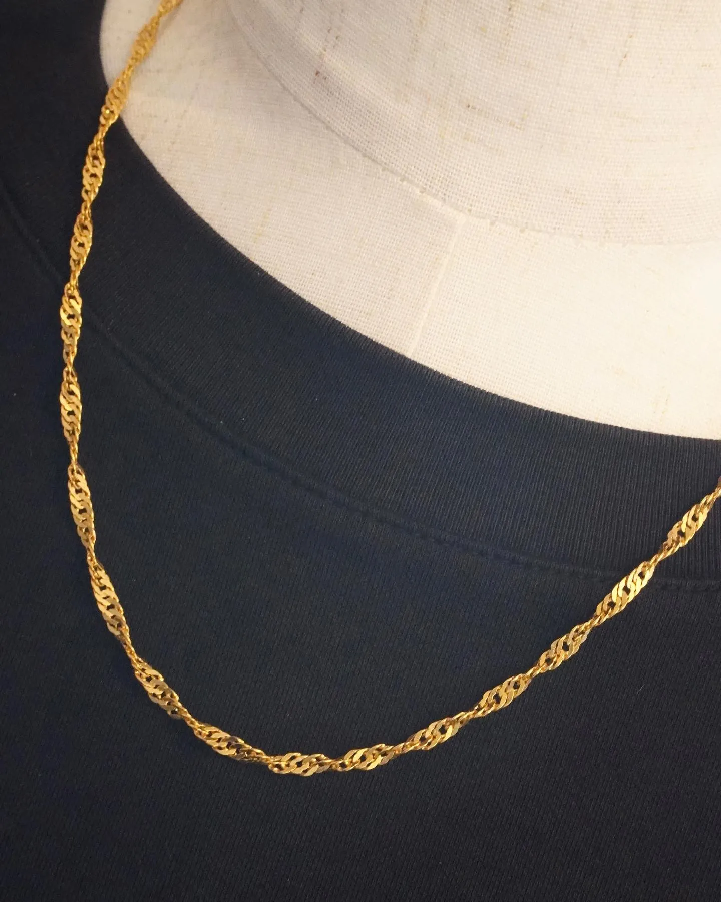 K24 スクリューネックレス⁎⁺˳✧༚