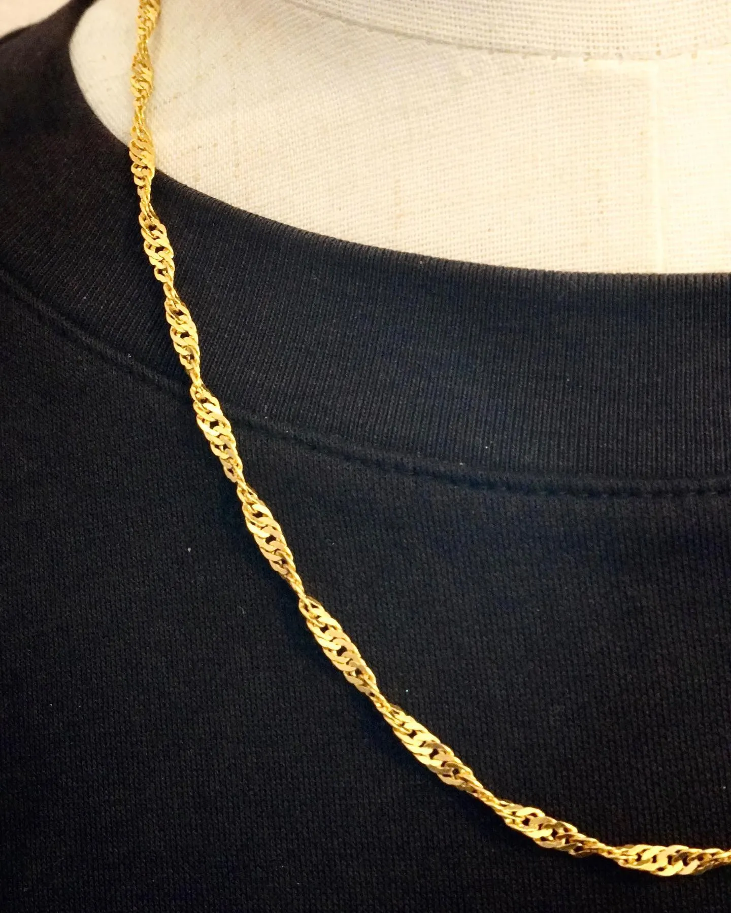 K24 スクリューネックレス⁎⁺˳✧༚