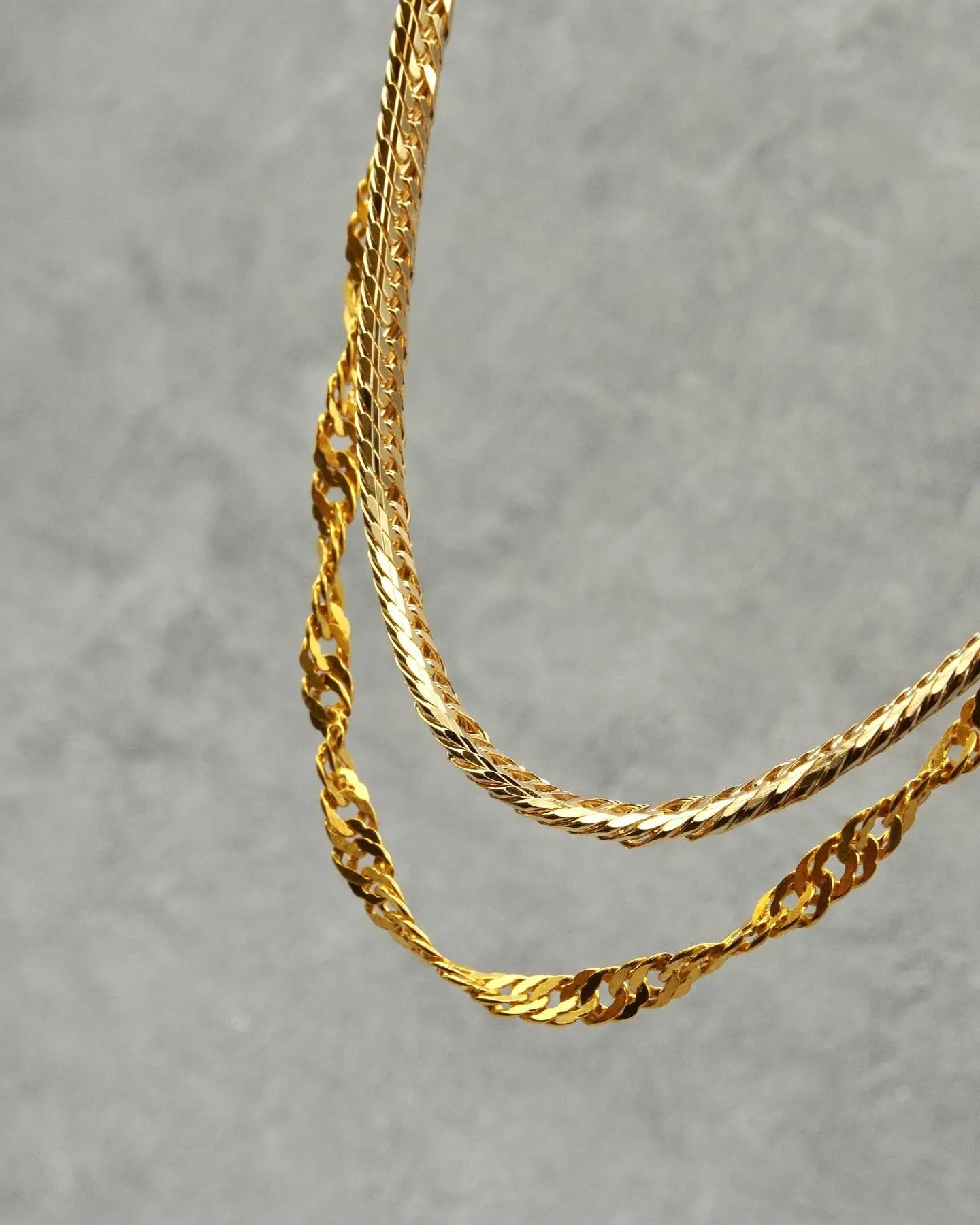 K24 スクリューネックレス⁎⁺˳✧༚