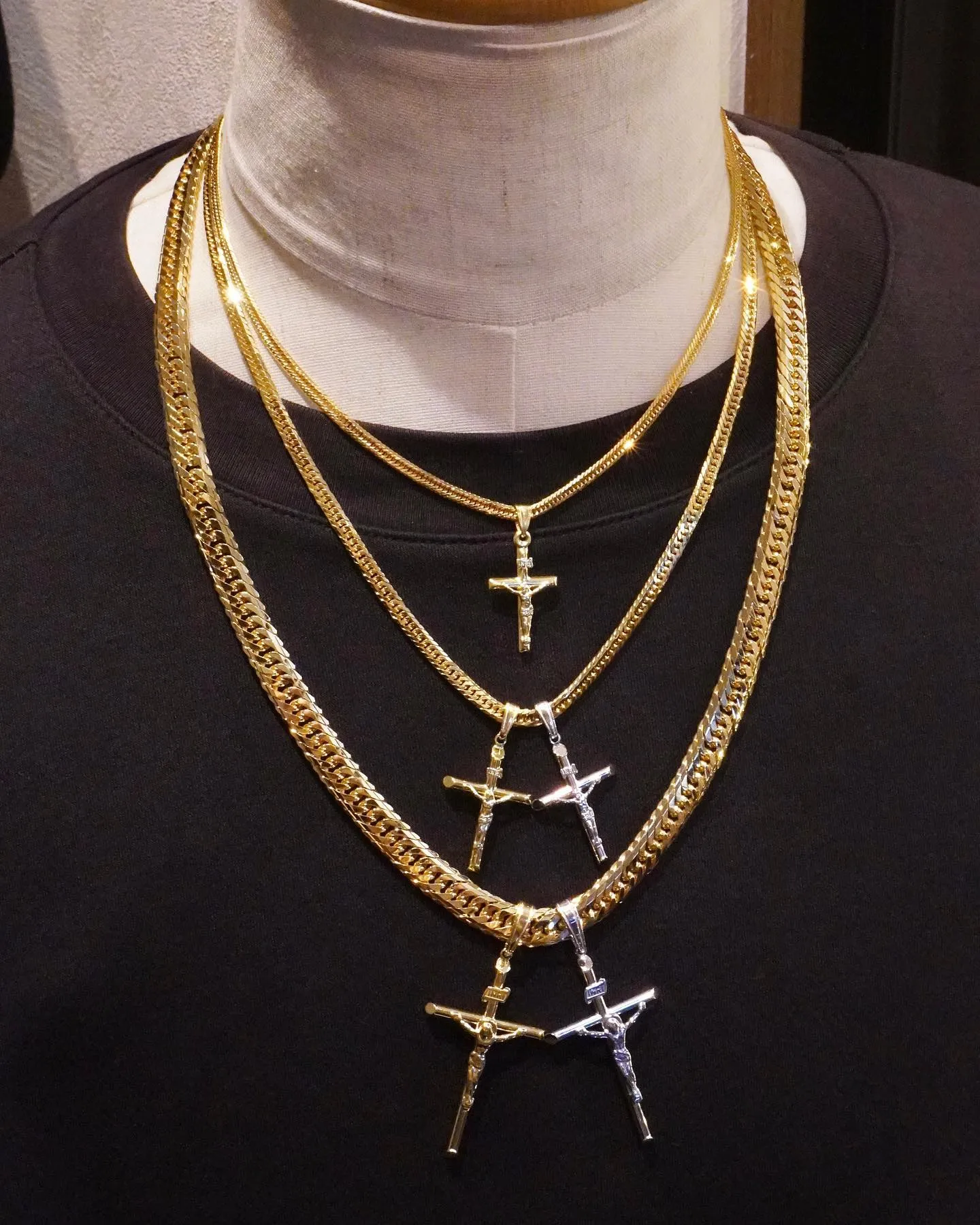 K18/K18WG 磔刑デザイン クロス⁎⁺˳✧༚