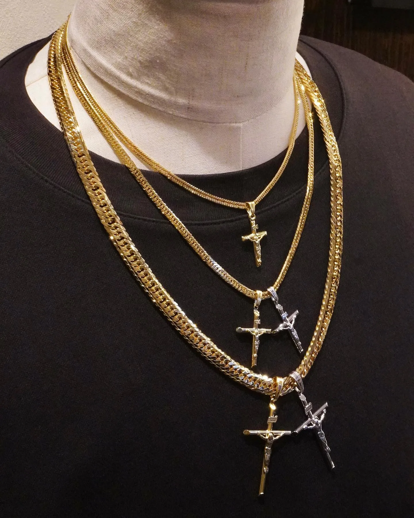 K18/K18WG 磔刑デザイン クロス⁎⁺˳✧༚