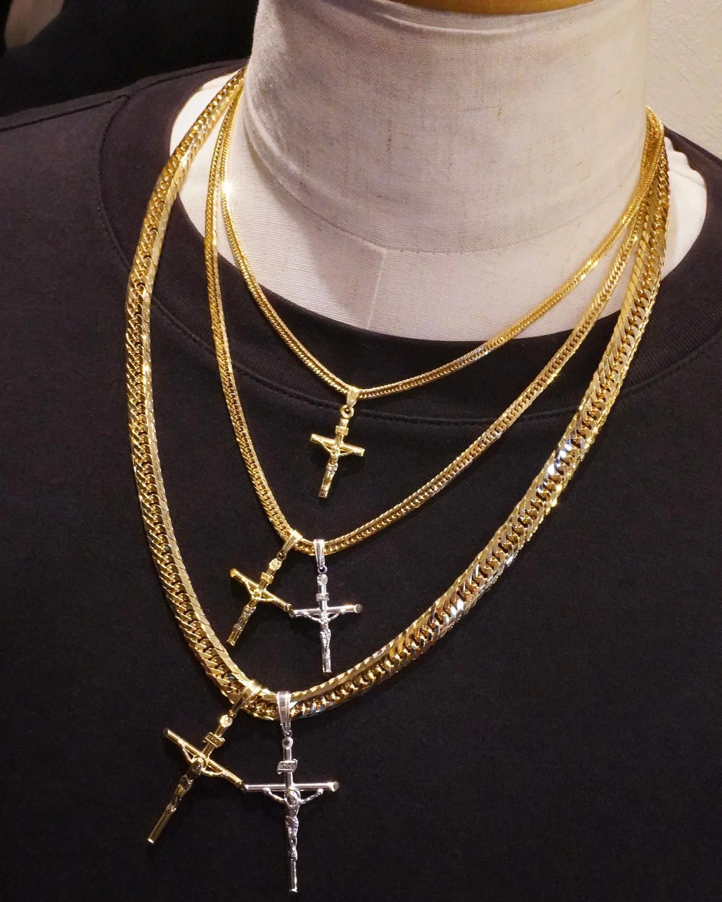 K18/K18WG 磔刑デザイン クロス⁎⁺˳✧༚