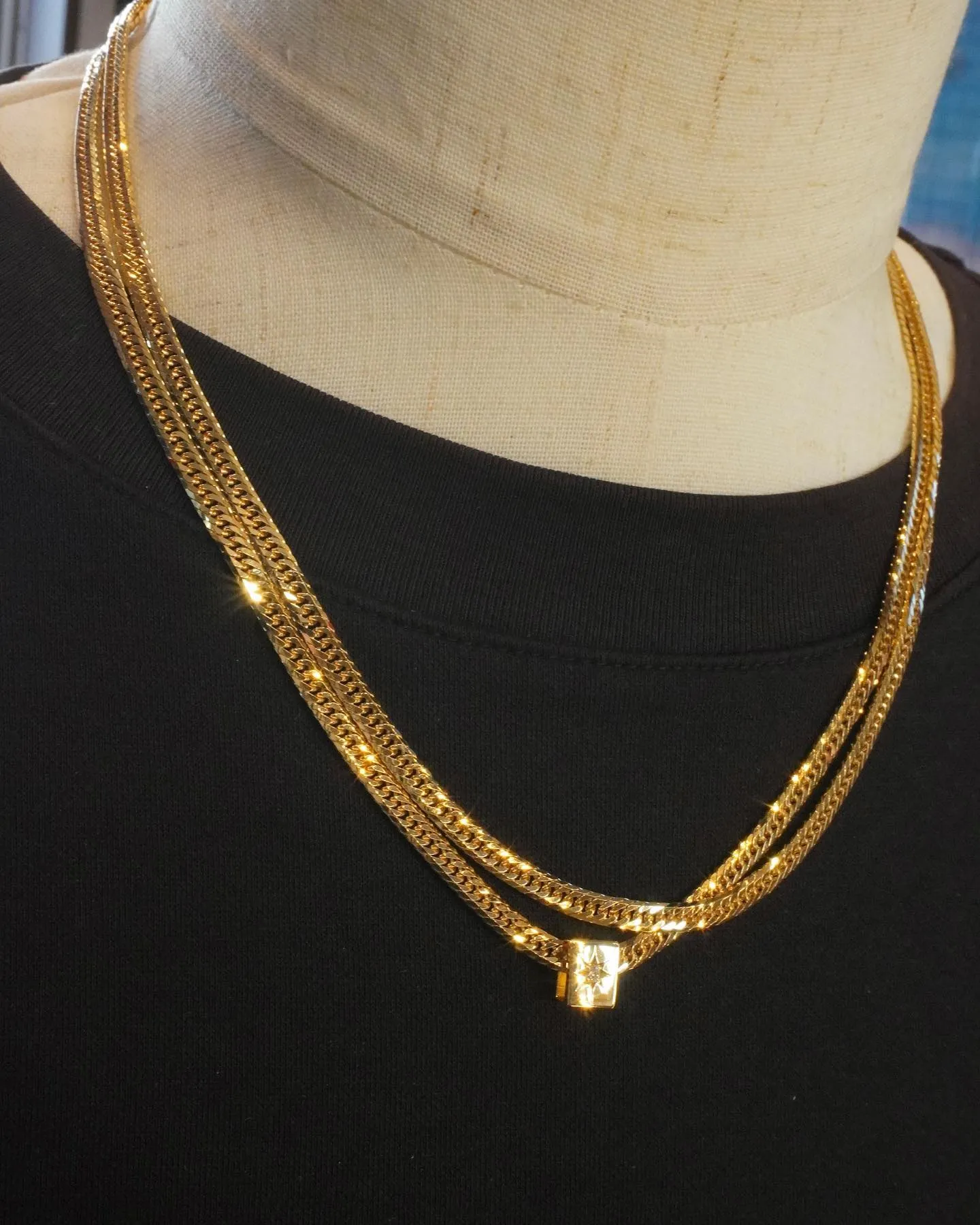 K18 2連＆ビーズ⁎⁺˳✧༚