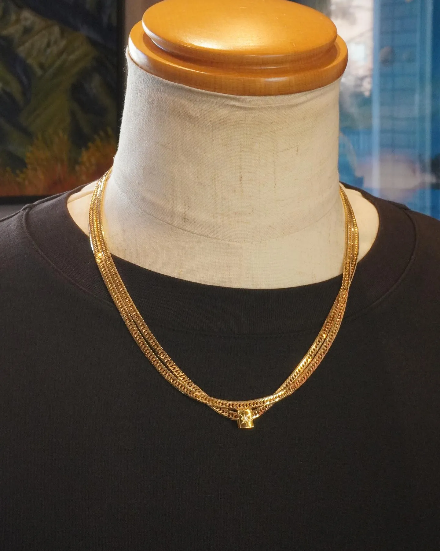 K18 2連＆ビーズ⁎⁺˳✧༚