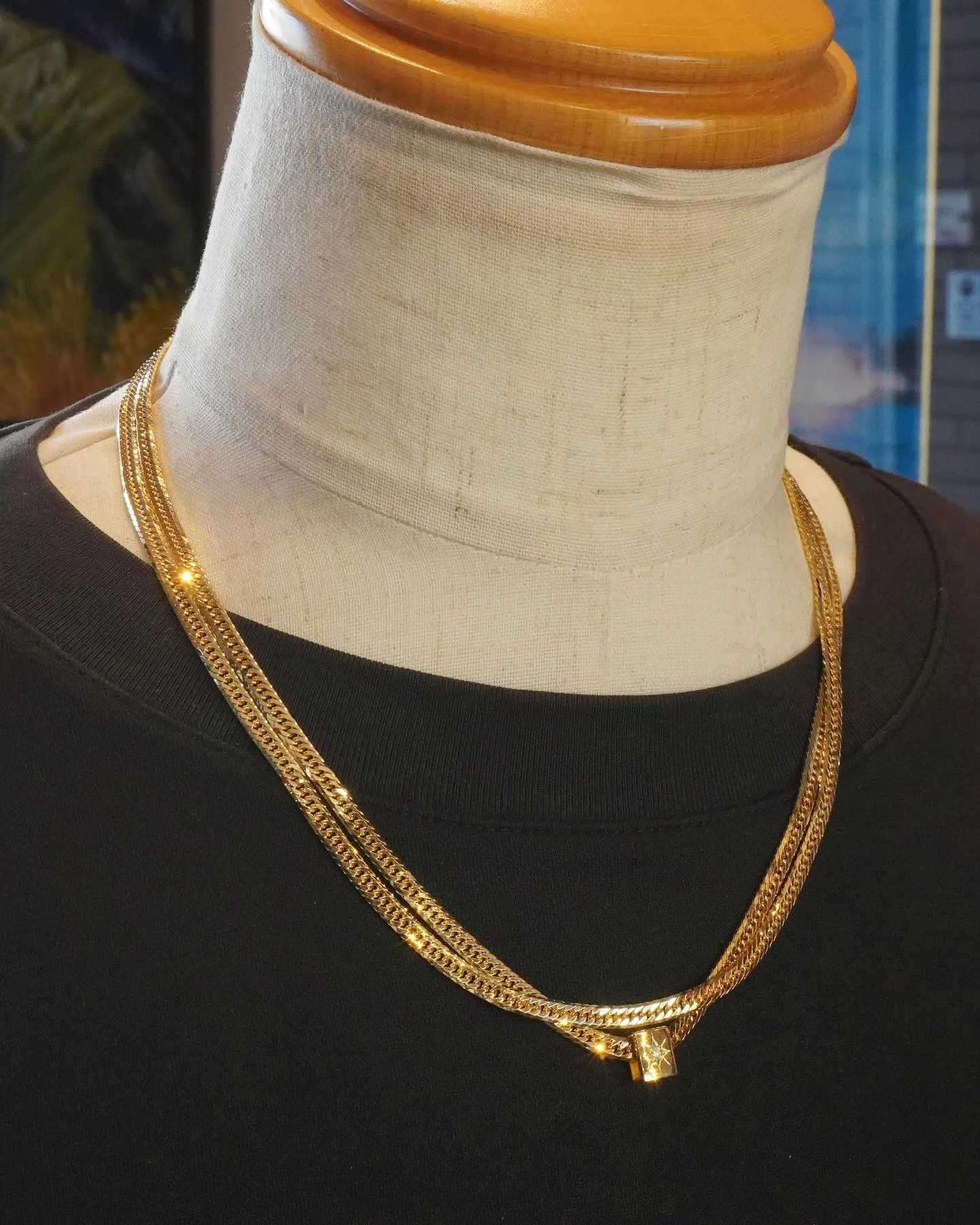 K18 2連＆ビーズ⁎⁺˳✧༚