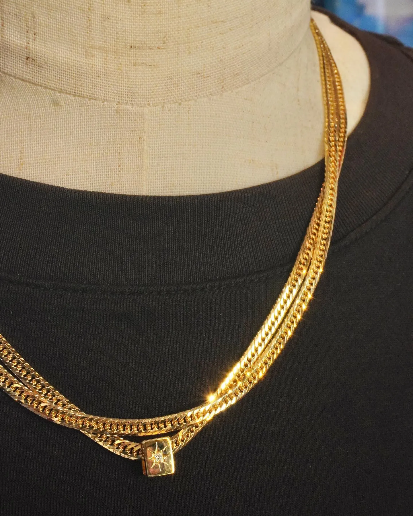 K18 2連＆ビーズ⁎⁺˳✧༚