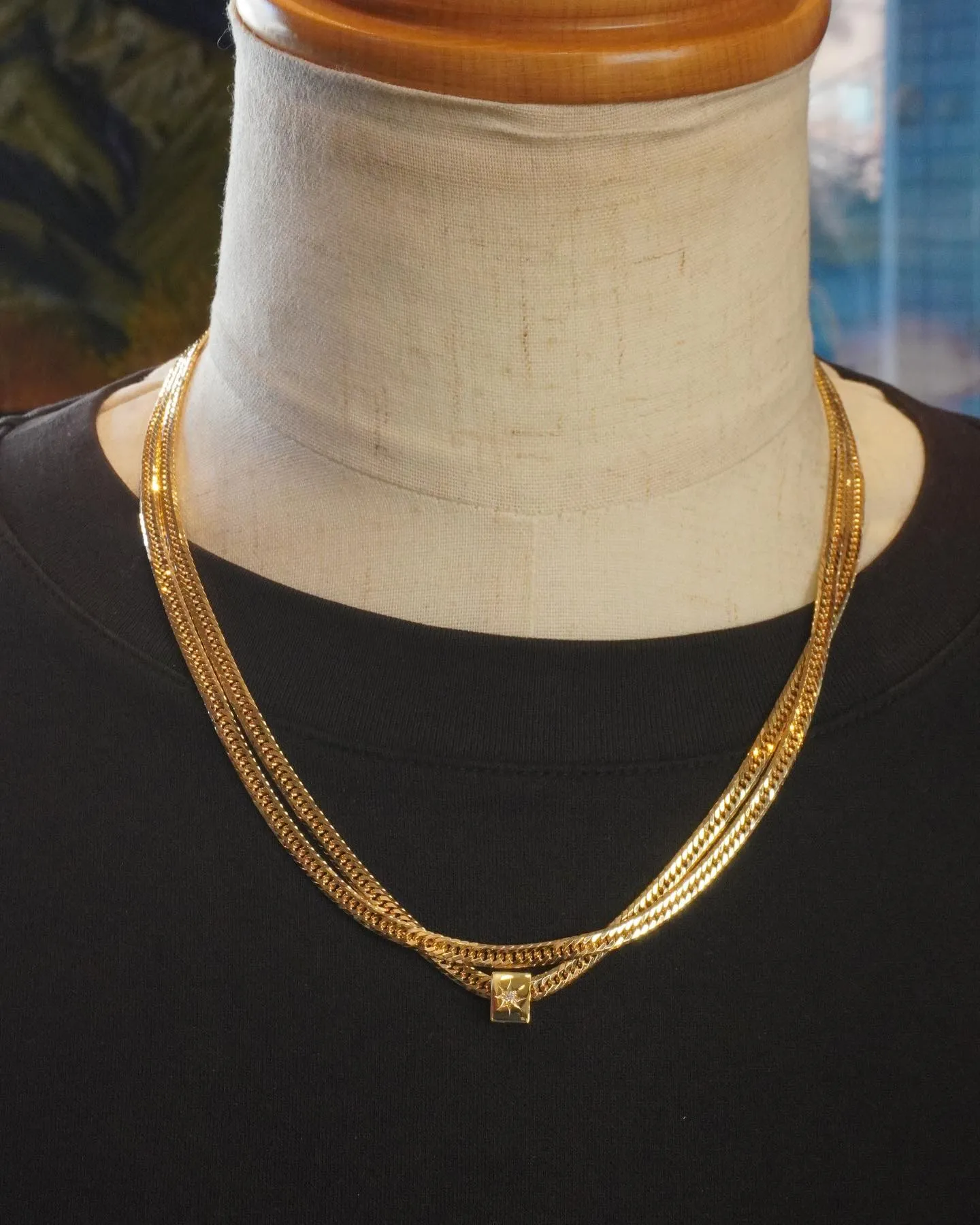 K18 2連＆ビーズ⁎⁺˳✧༚