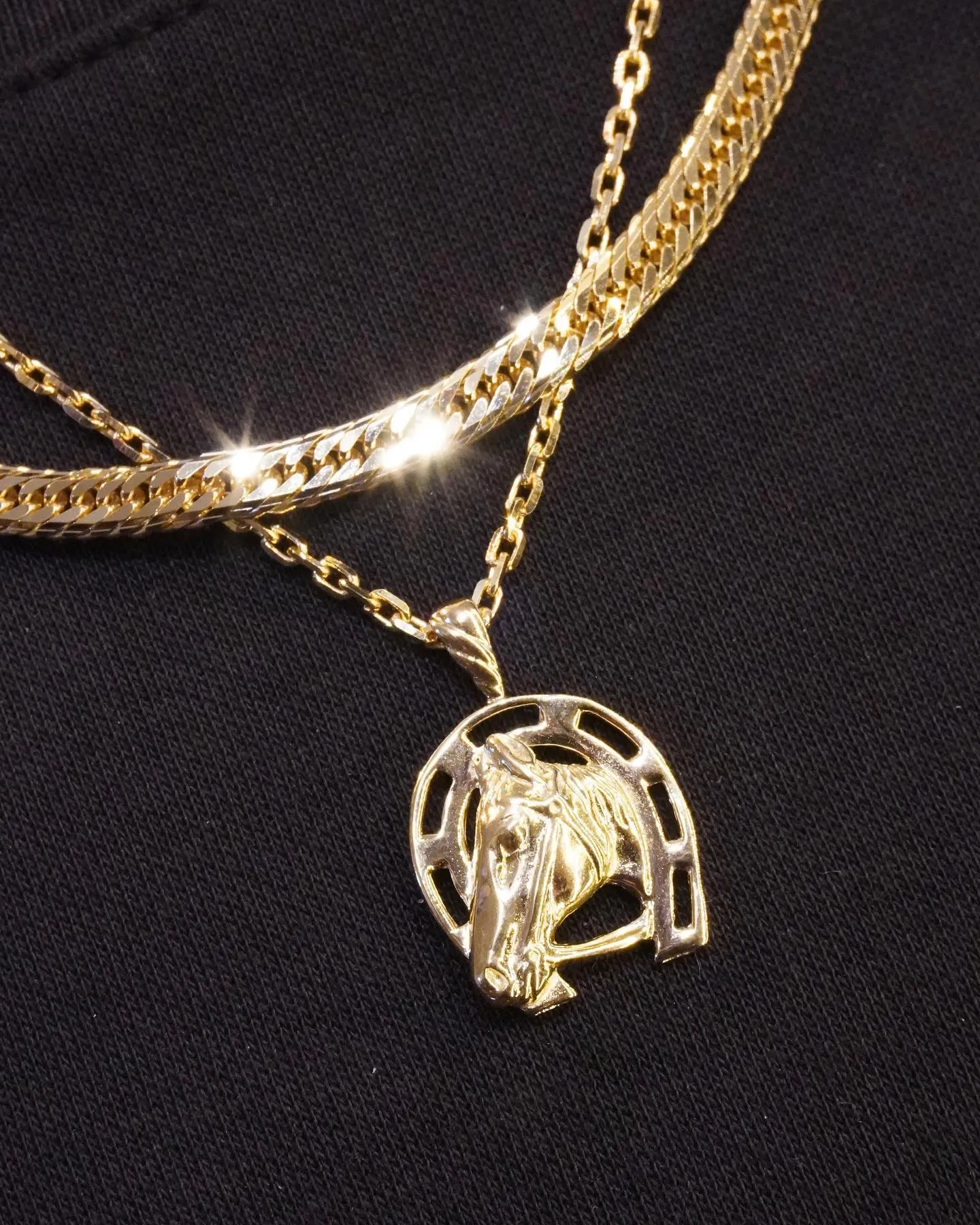 K18 ホースペンダント⁎⁺˳✧༚