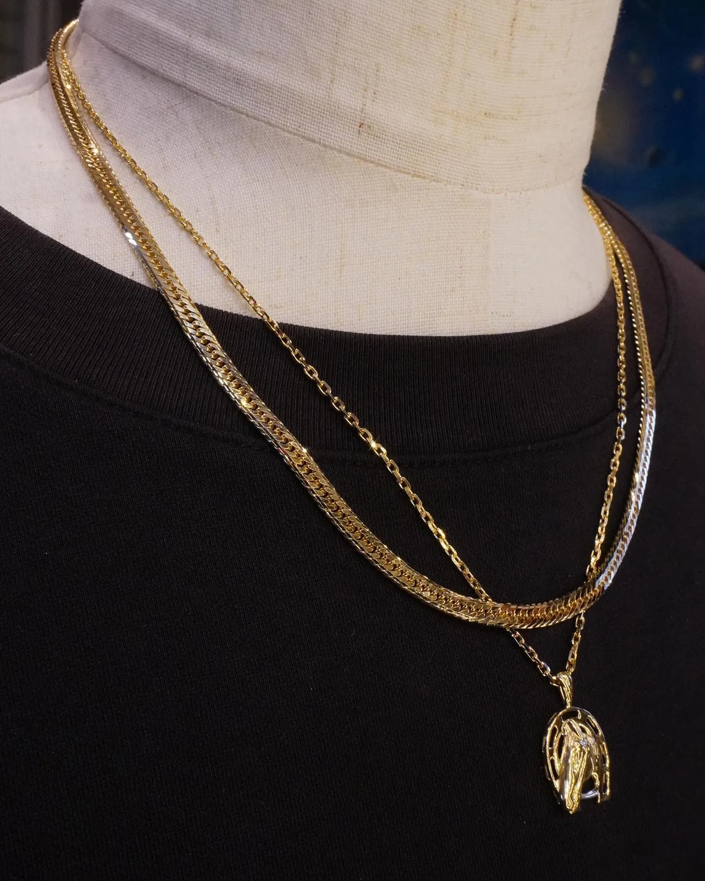 K18 ホースペンダント⁎⁺˳✧༚