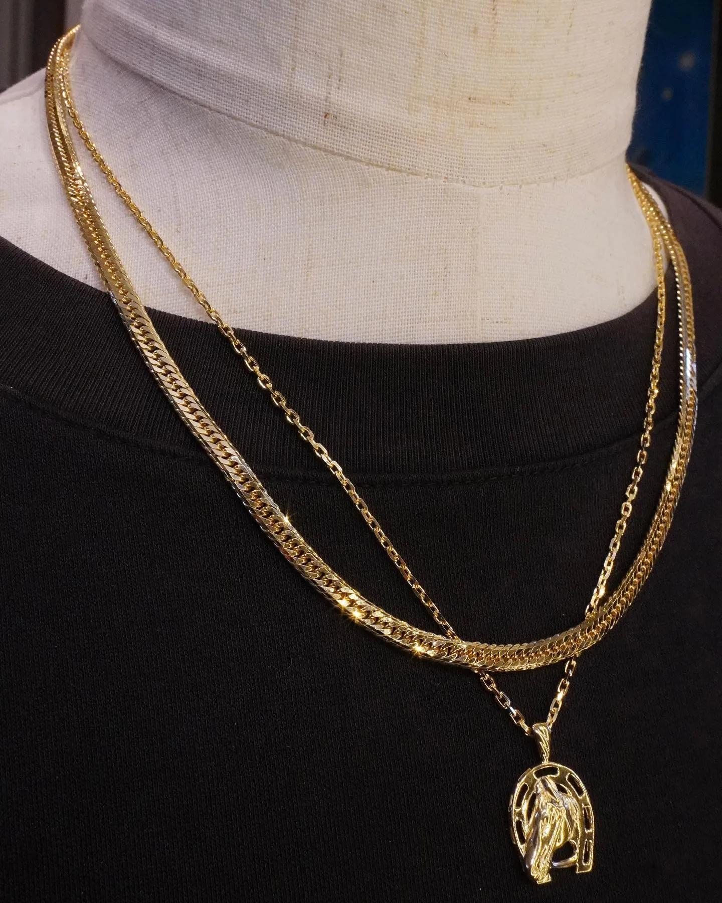 K18 ホースペンダント⁎⁺˳✧༚