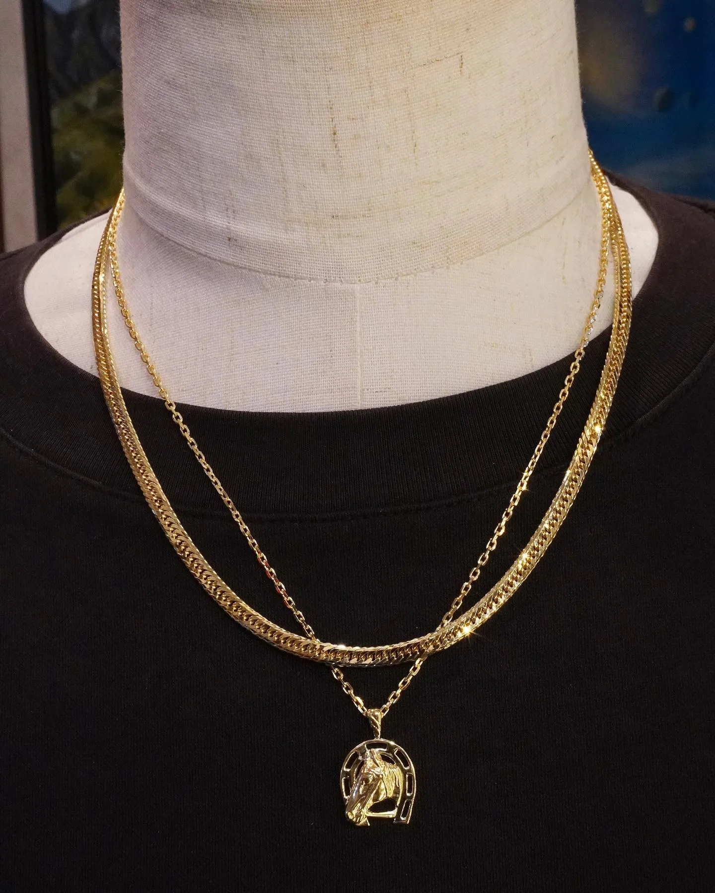 K18 ホースペンダント⁎⁺˳✧༚