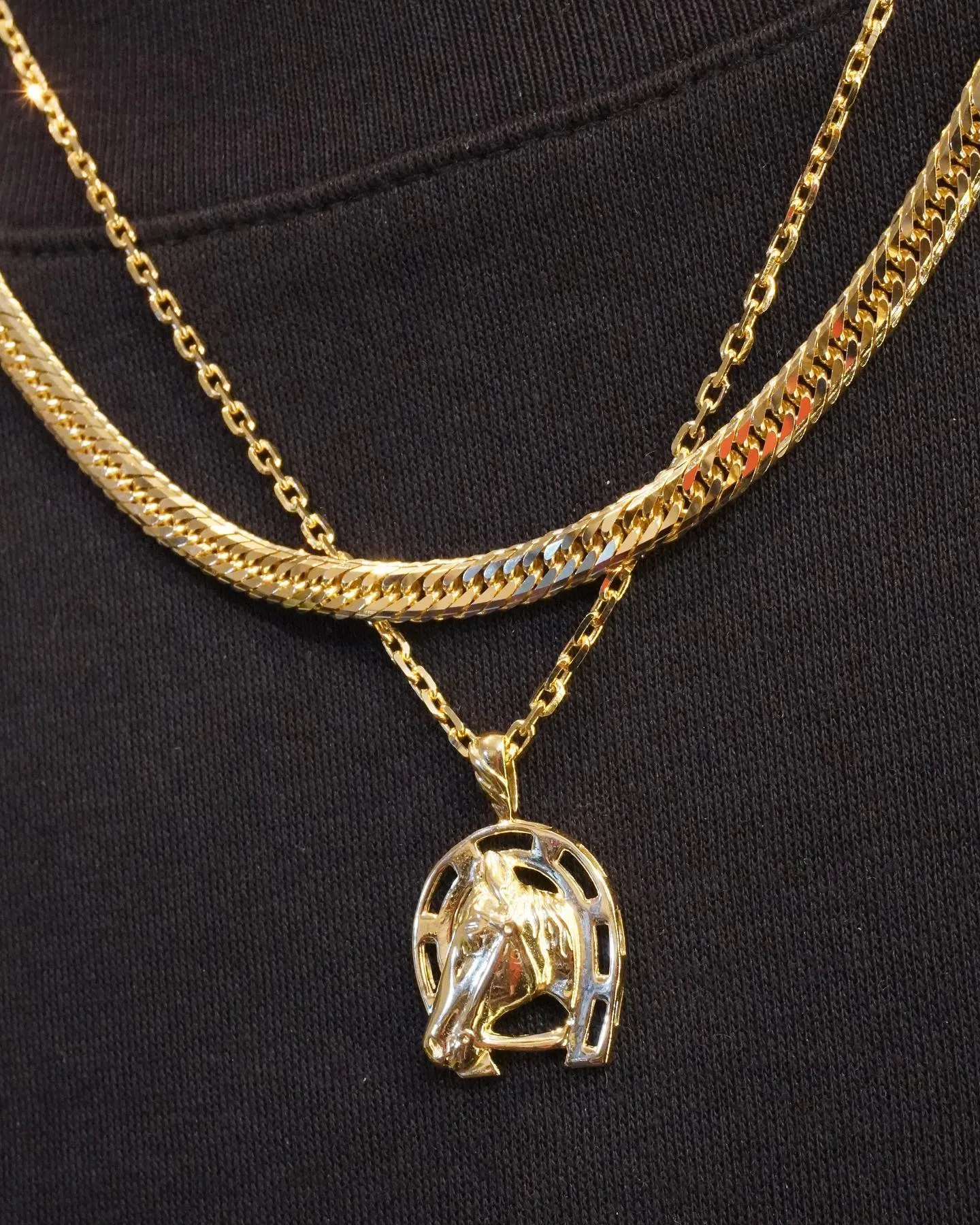 K18 ホースペンダント⁎⁺˳✧༚