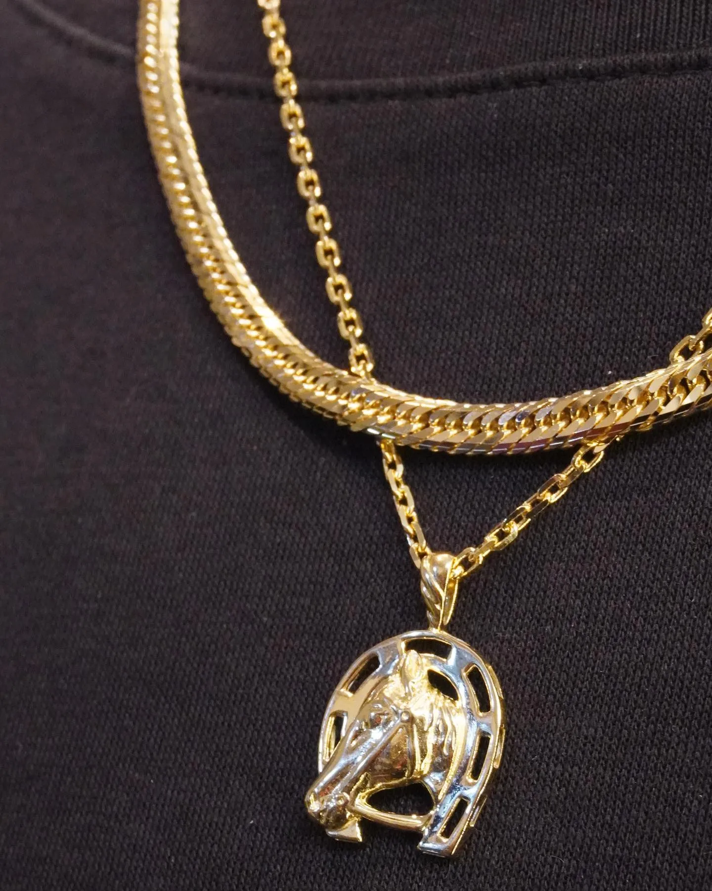 K18 ホースペンダント⁎⁺˳✧༚