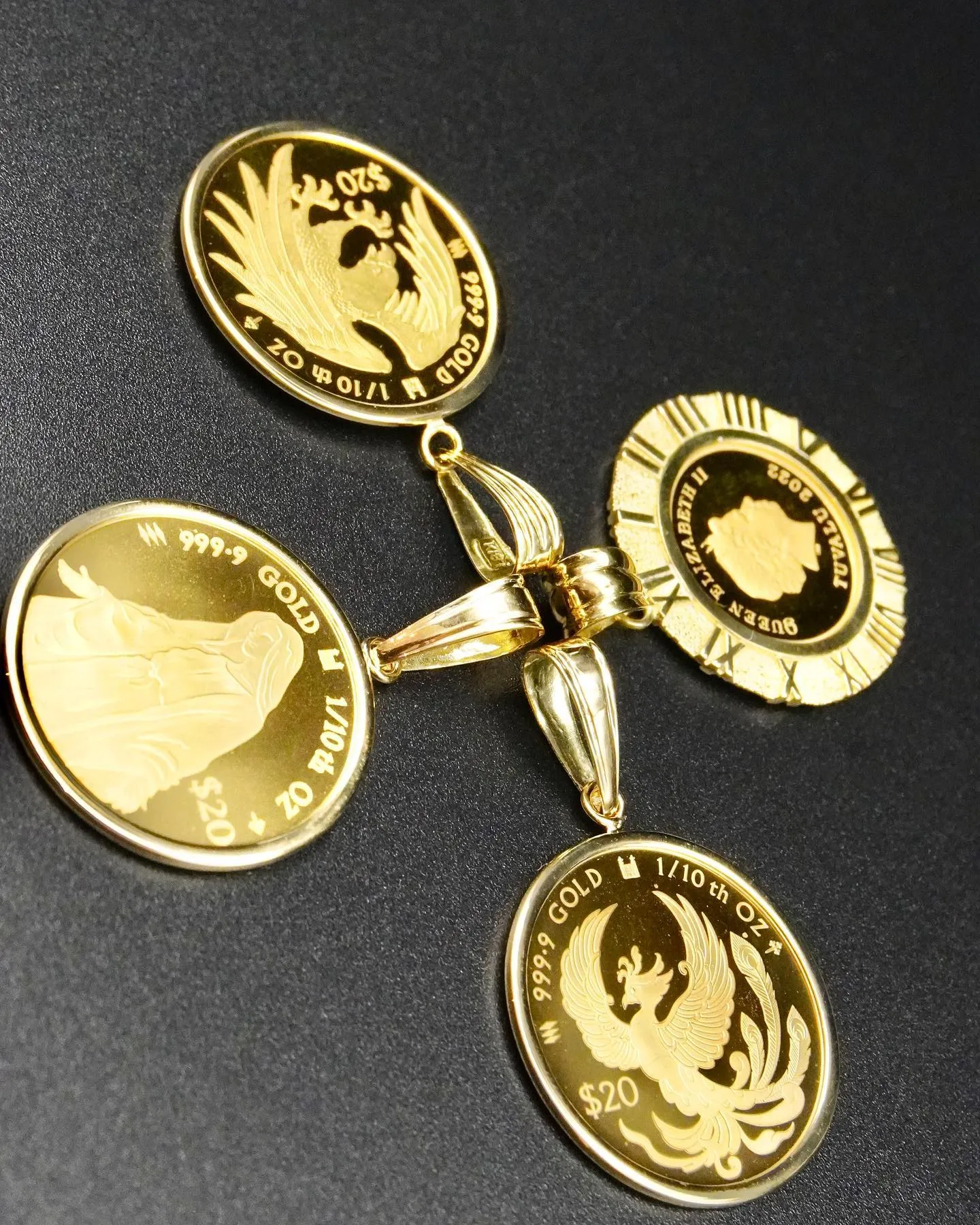 K18/K24  シンプル枠コイン⁎⁺˳✧༚