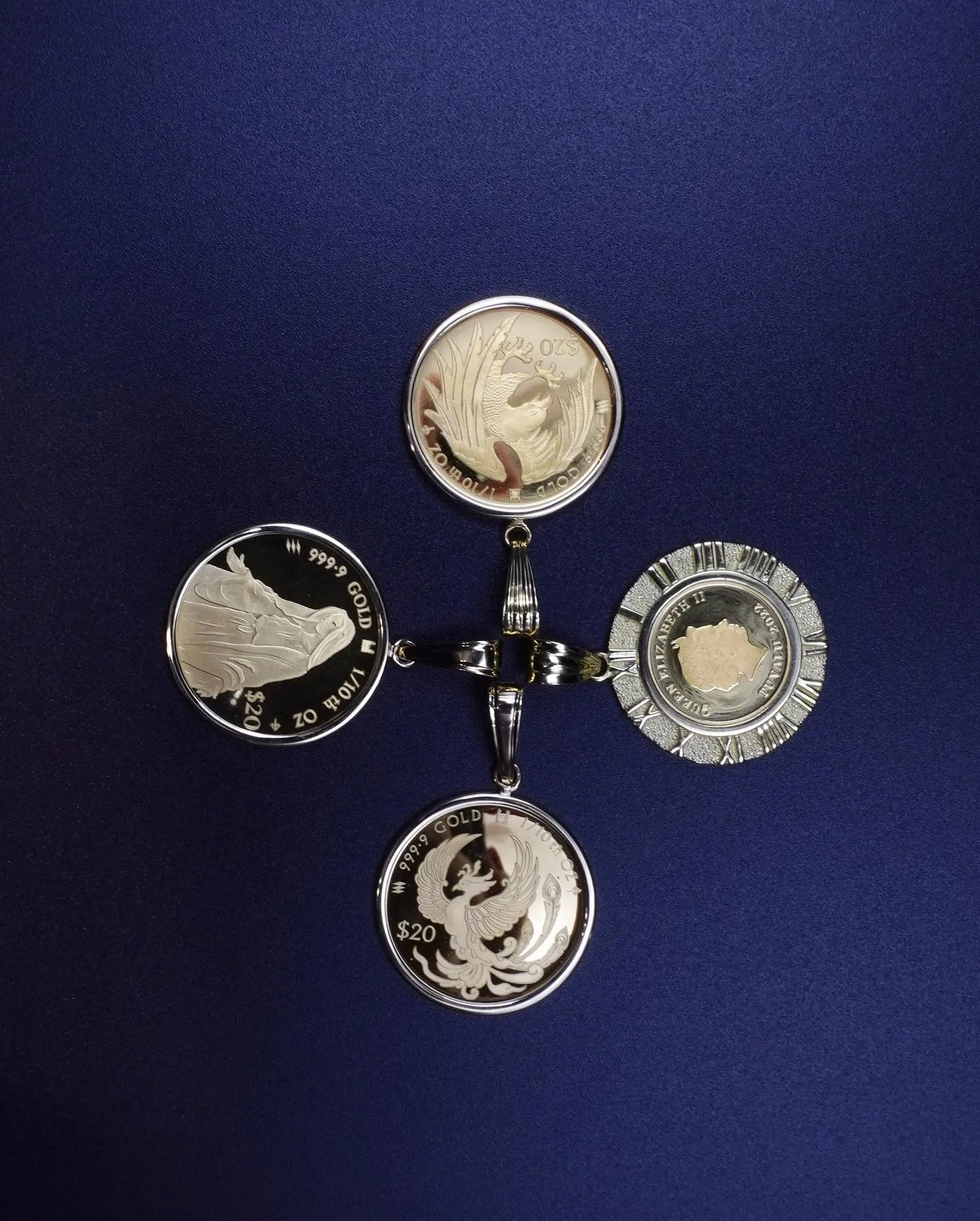 K18/K24  シンプル枠コイン⁎⁺˳✧༚