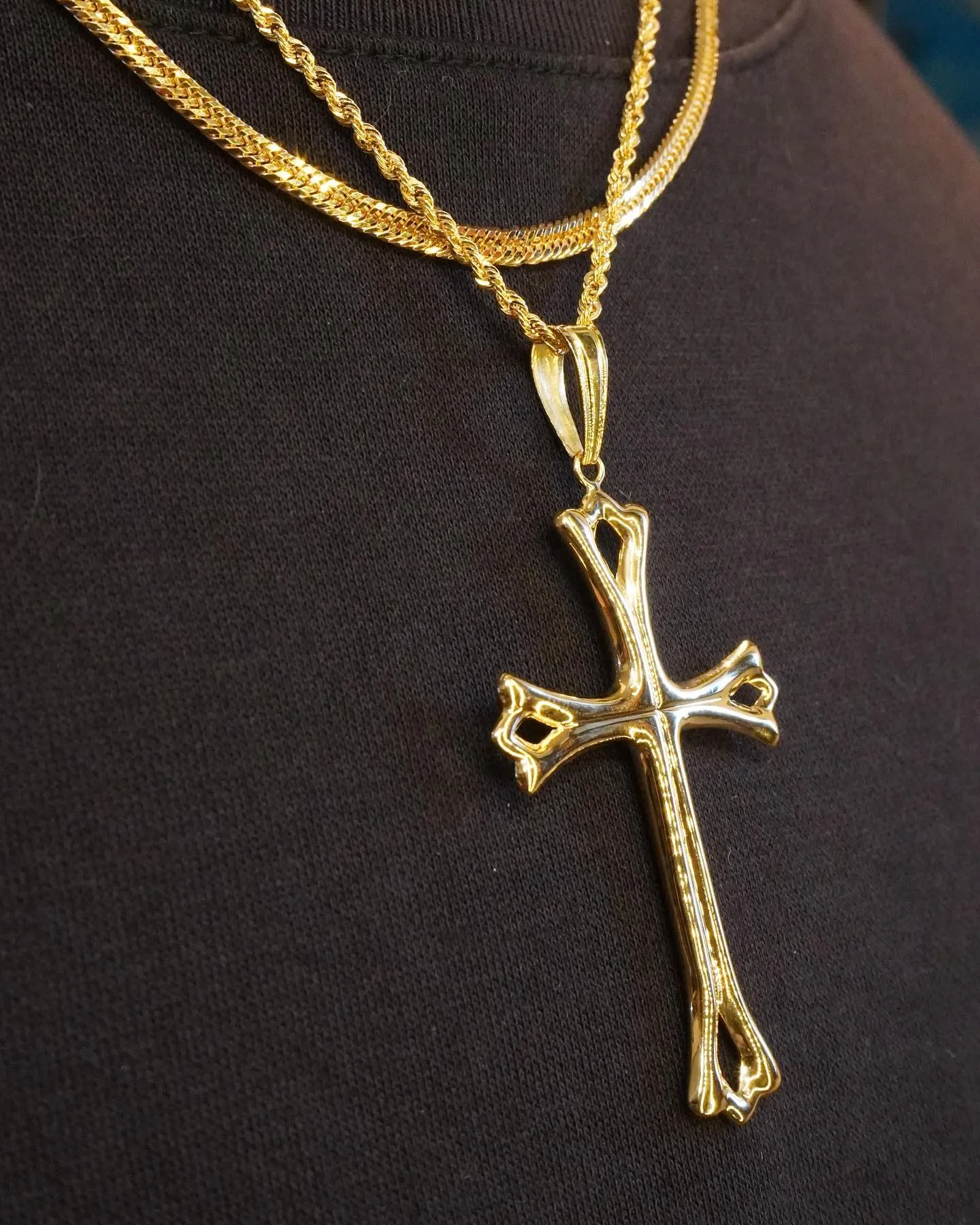 K18 クロスペンダントコーデ⁎⁺˳✧༚