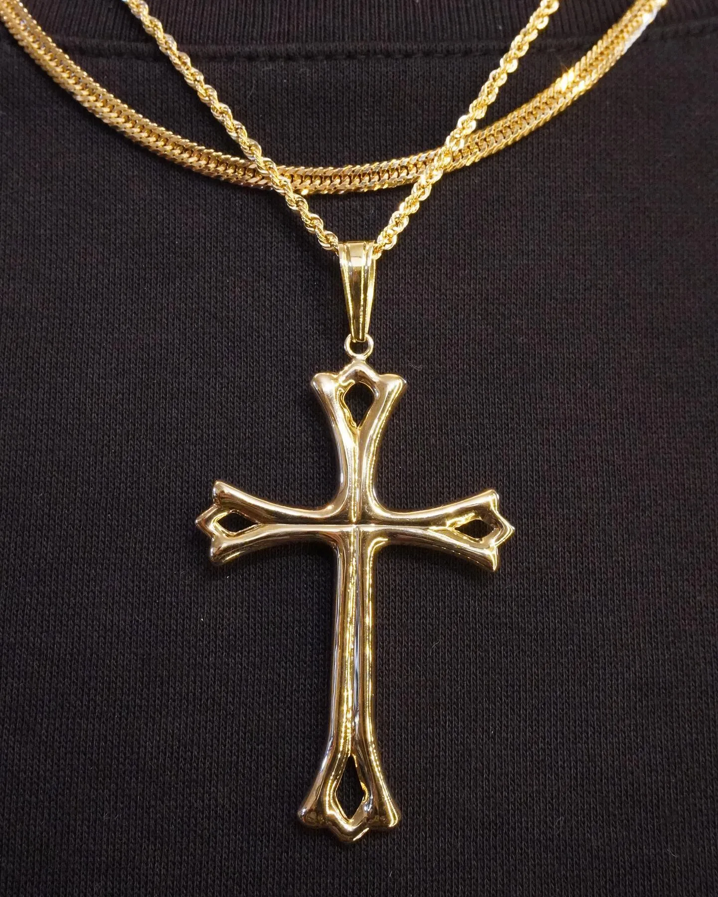 K18 クロスペンダントコーデ⁎⁺˳✧༚