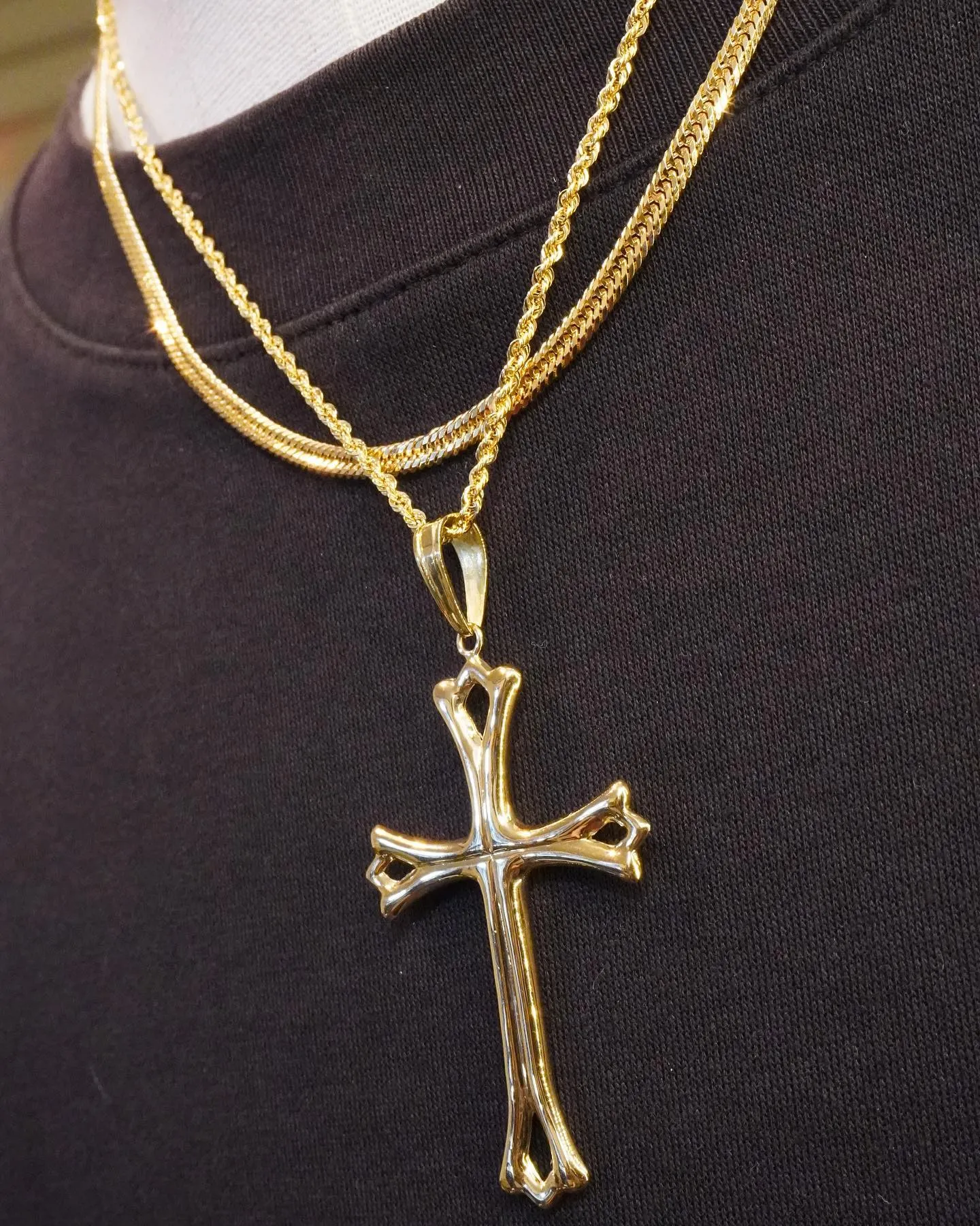 K18 クロスペンダントコーデ⁎⁺˳✧༚