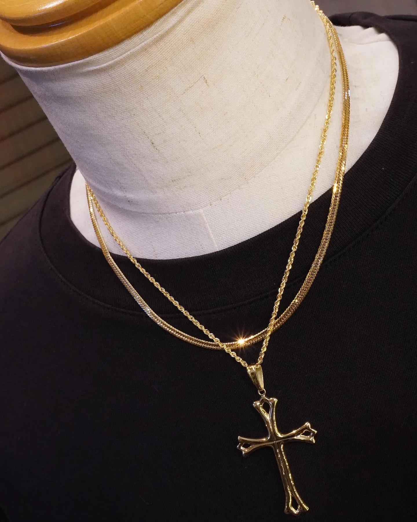 K18 クロスペンダントコーデ⁎⁺˳✧༚