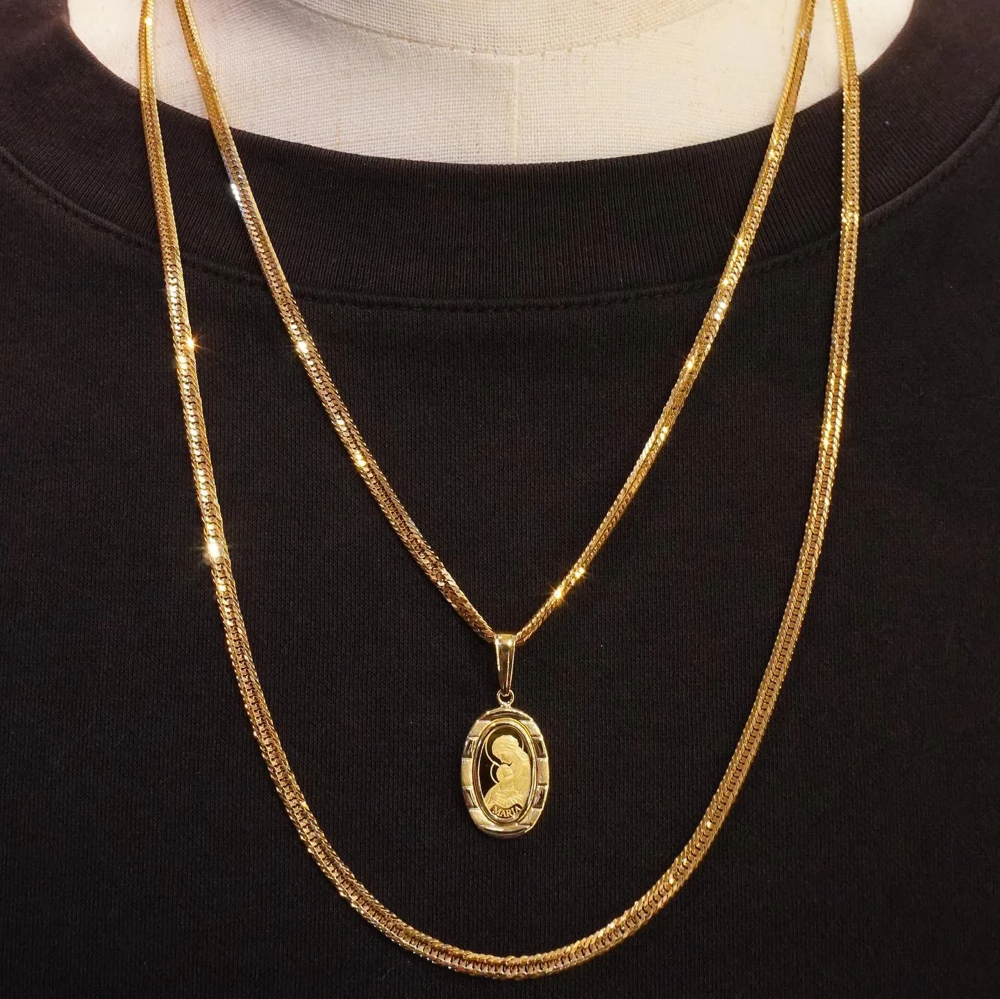 K18  マリアペンダント⁎⁺˳✧༚