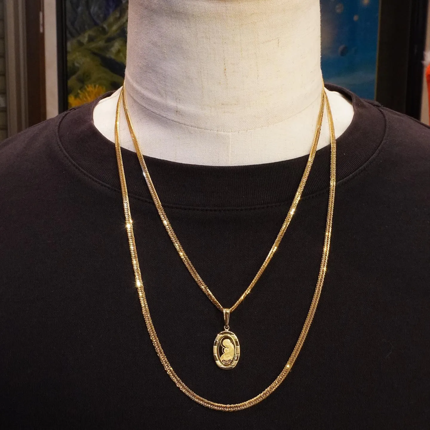 K18  マリアペンダント⁎⁺˳✧༚