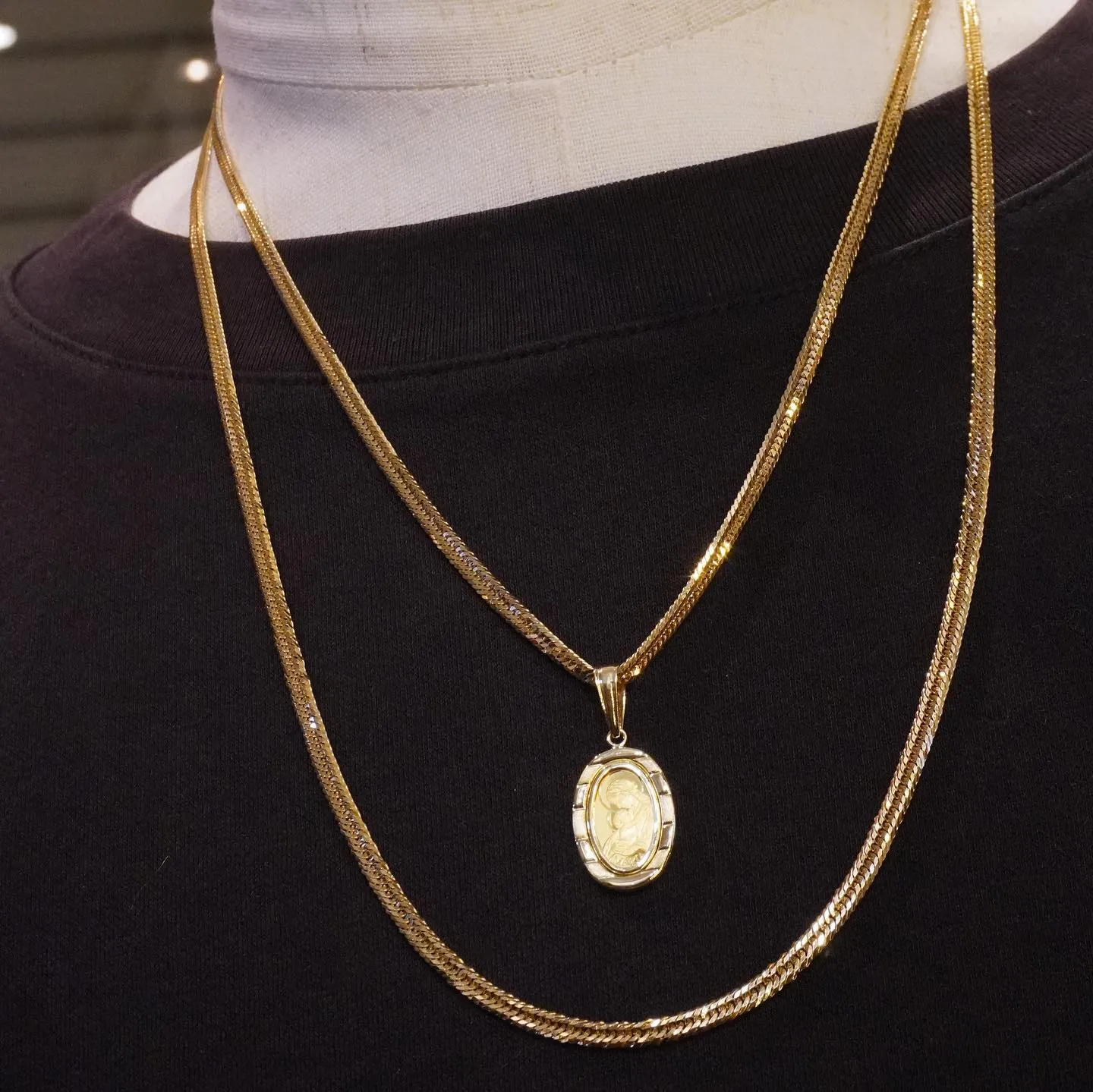 K18  マリアペンダント⁎⁺˳✧༚