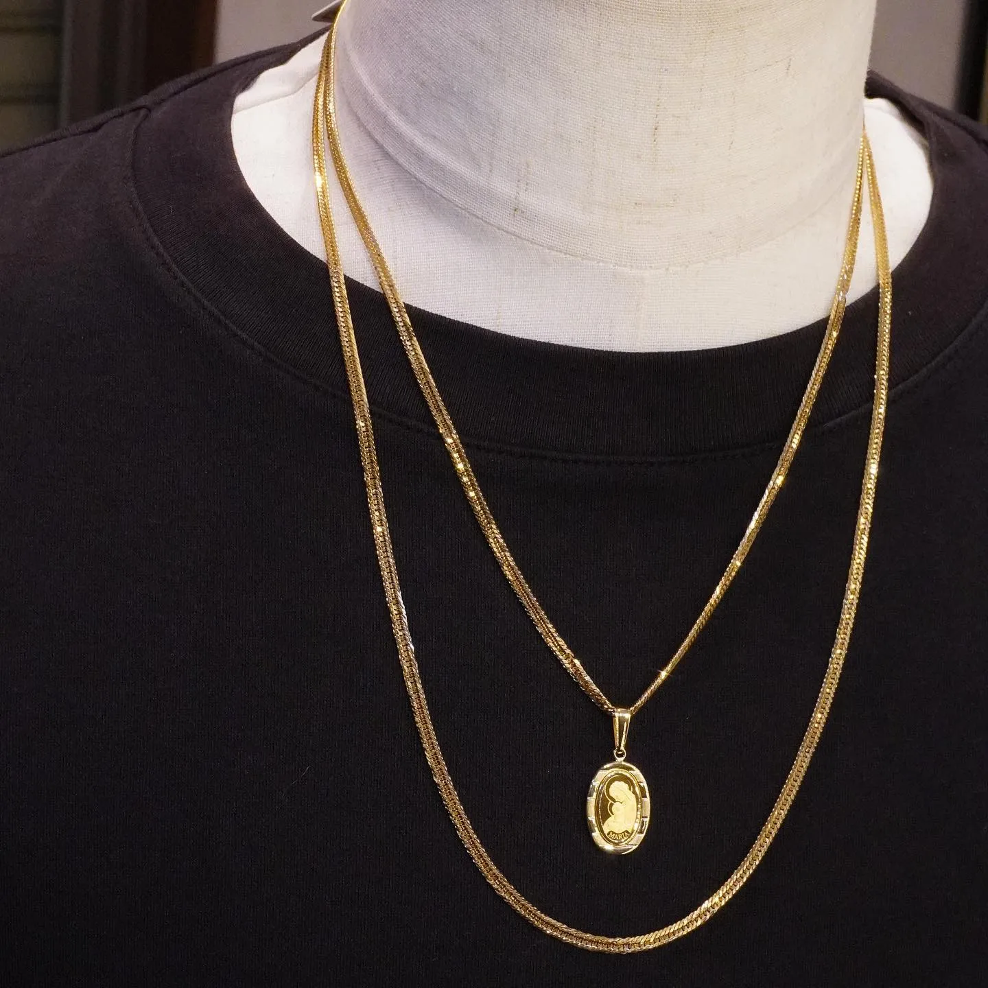 K18  マリアペンダント⁎⁺˳✧༚