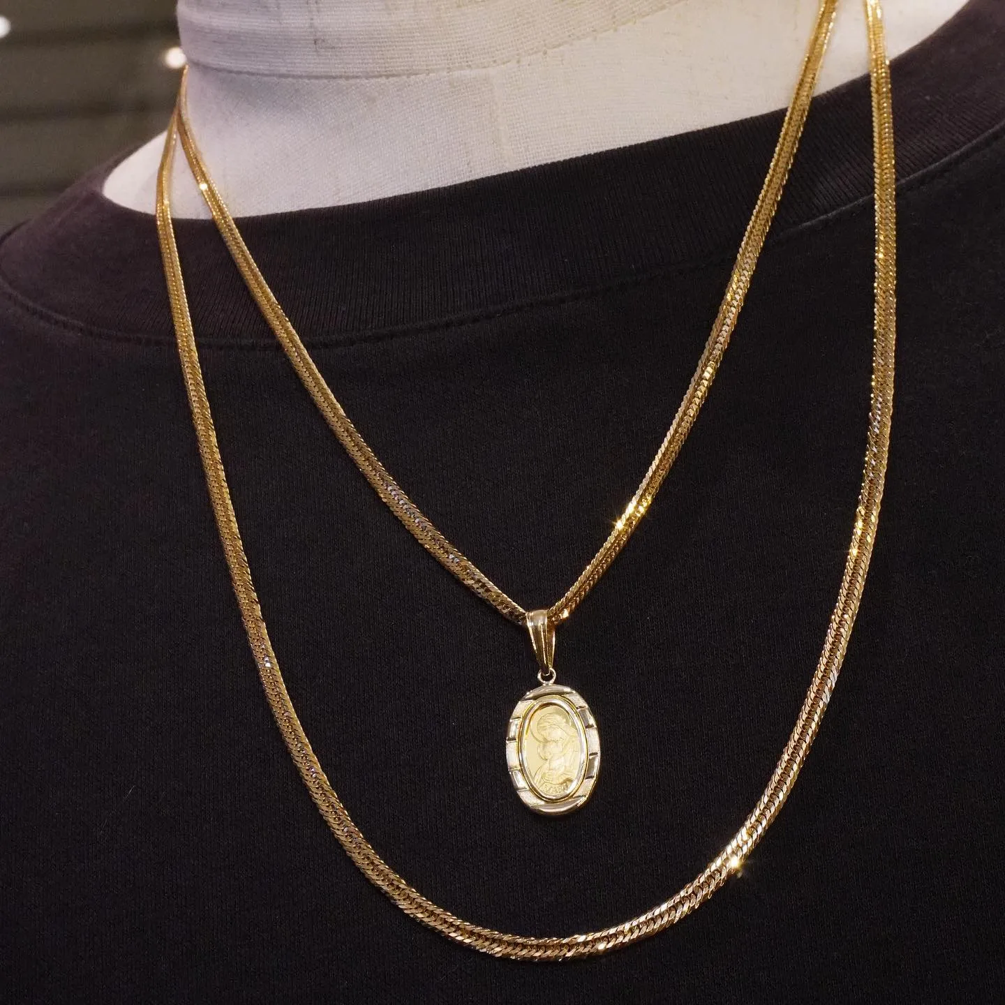 K18  マリアペンダント⁎⁺˳✧༚