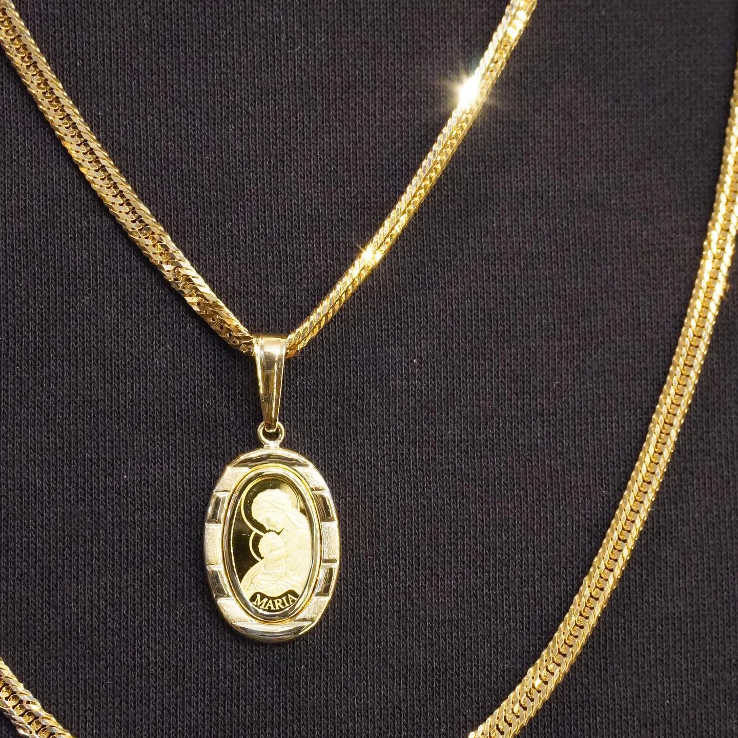K18  マリアペンダント⁎⁺˳✧༚