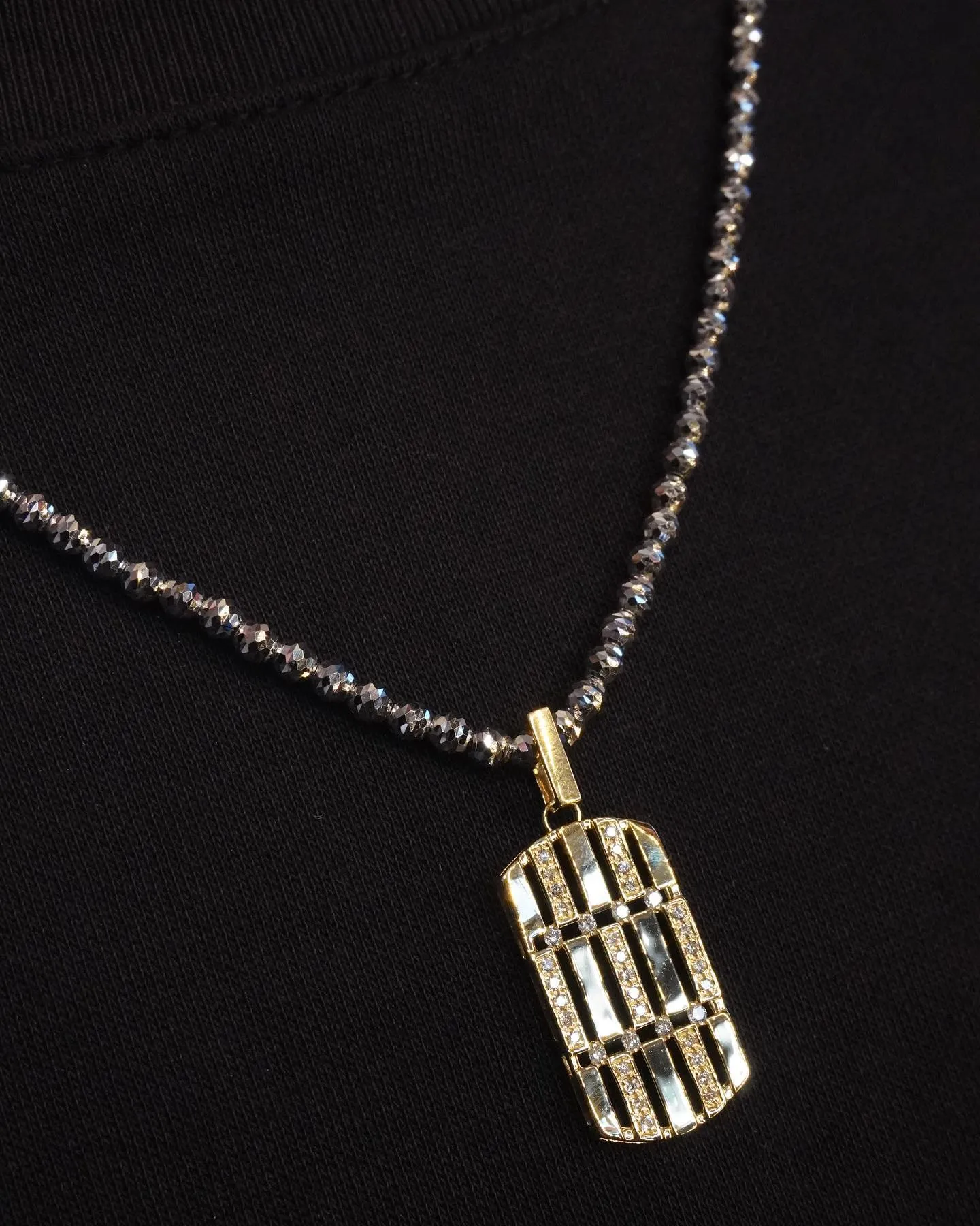 K18 ドッグタグペンダント⁎⁺˳✧༚