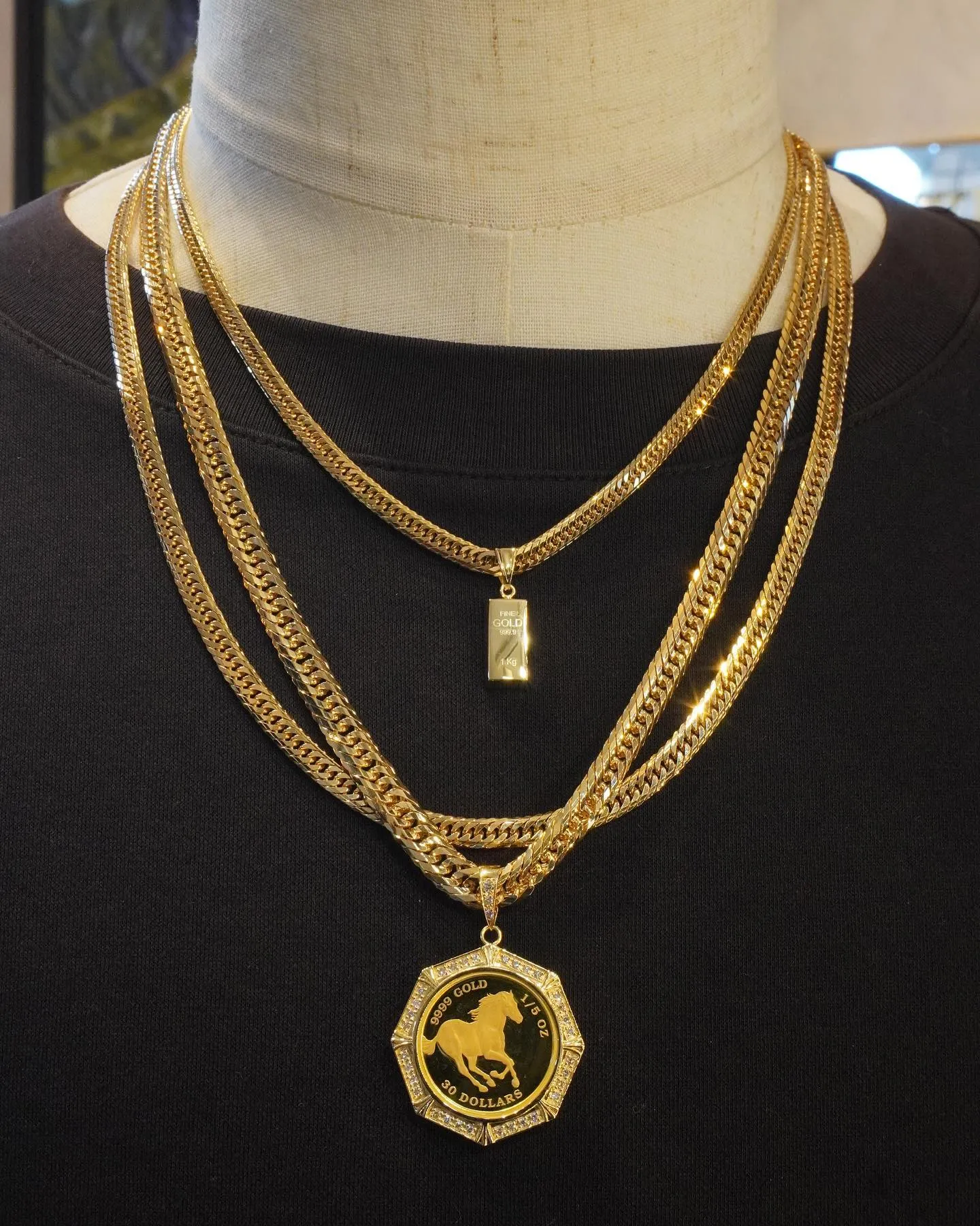 K18 コインペンダント💎