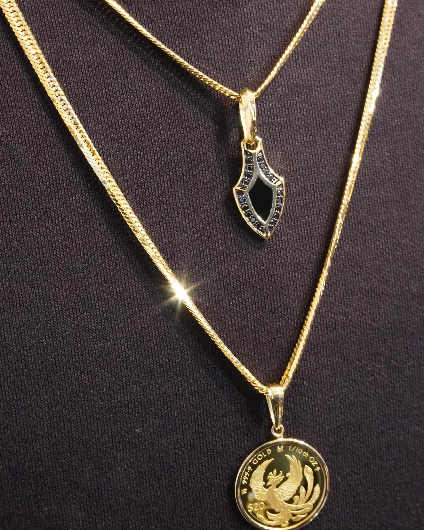 K18 ブラックダイヤモンド＆オニキス💎