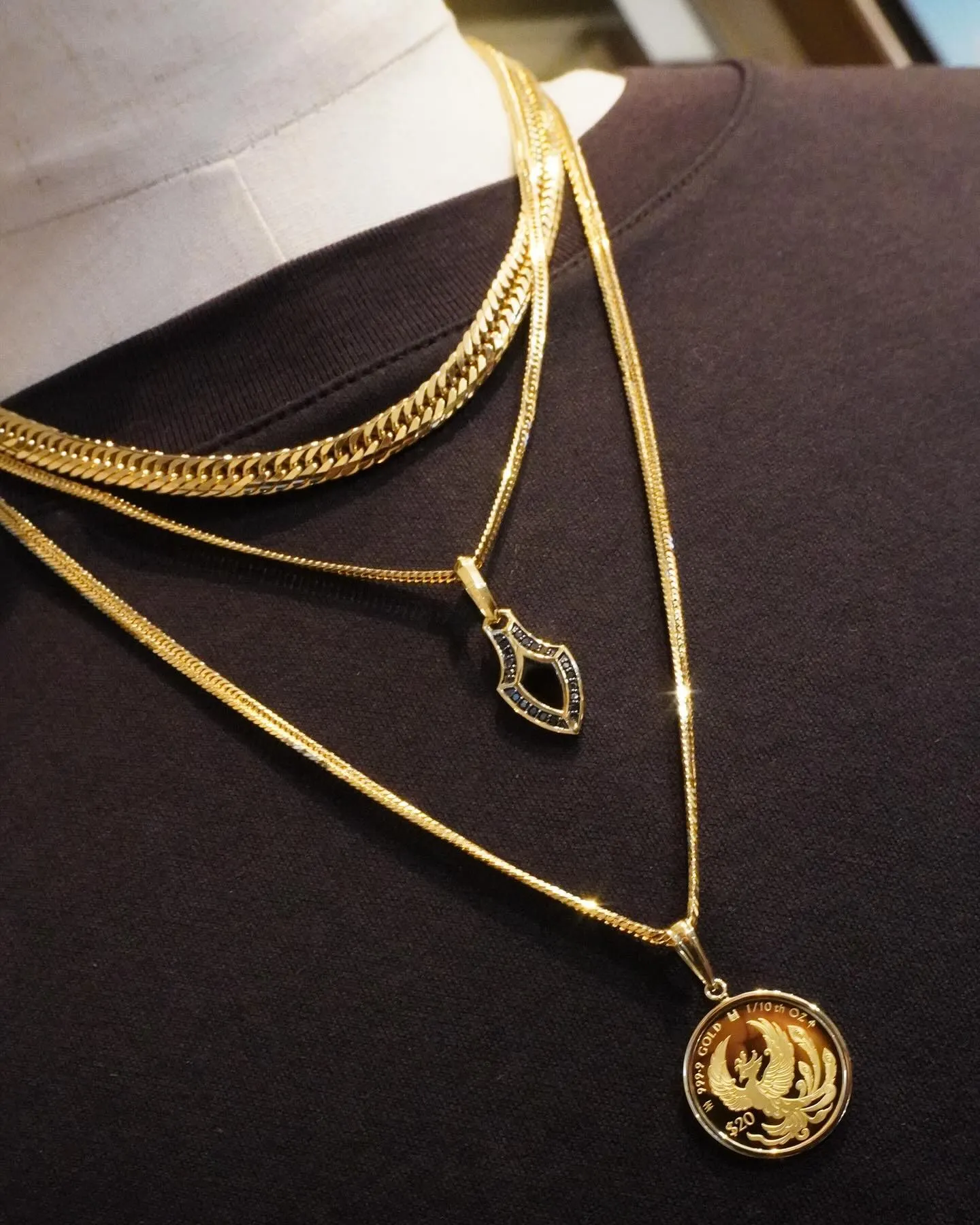 K18 ブラックダイヤモンド＆オニキス💎