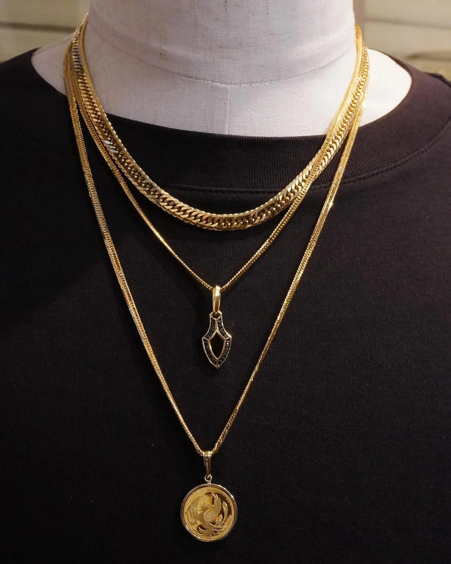 K18 ブラックダイヤモンド＆オニキス💎