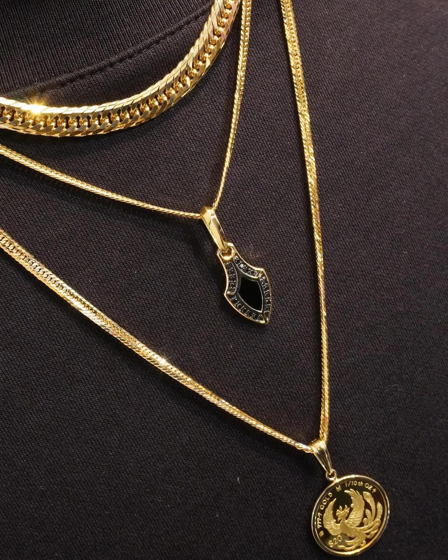 K18 ブラックダイヤモンド＆オニキス💎