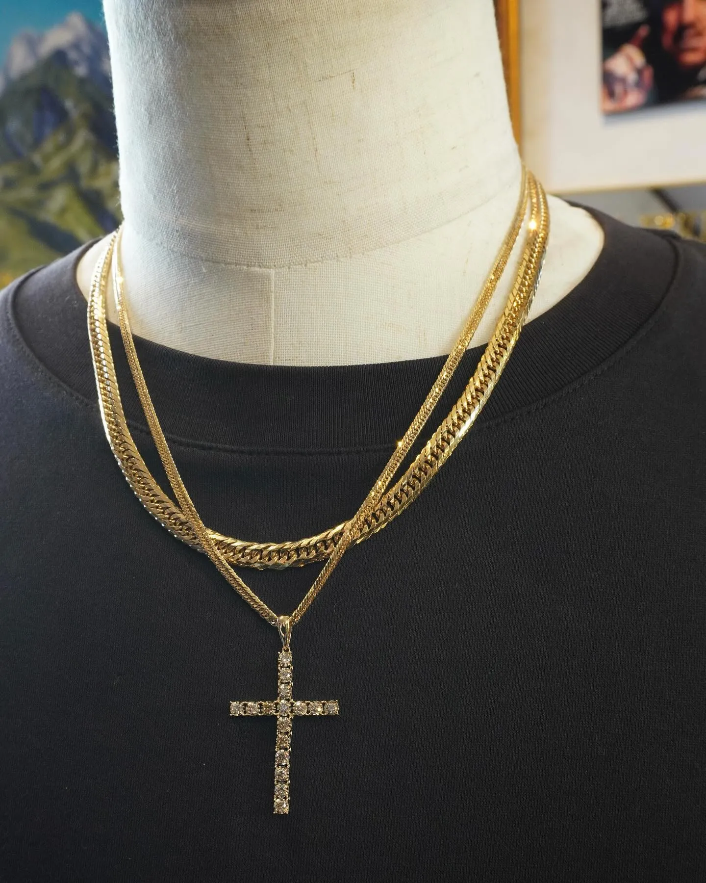 K18 ダイヤクロスコーデ💎