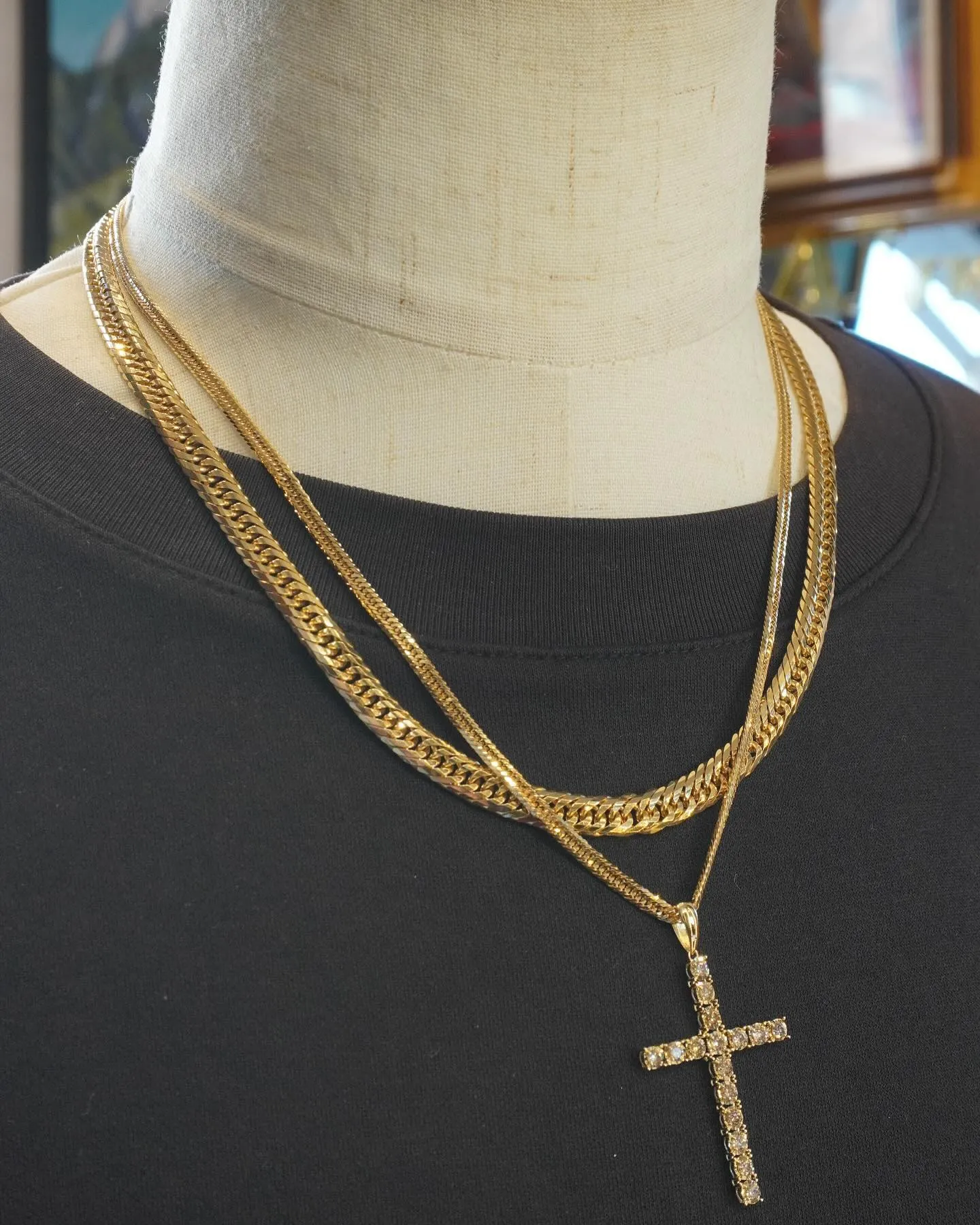 K18 ダイヤクロスコーデ💎