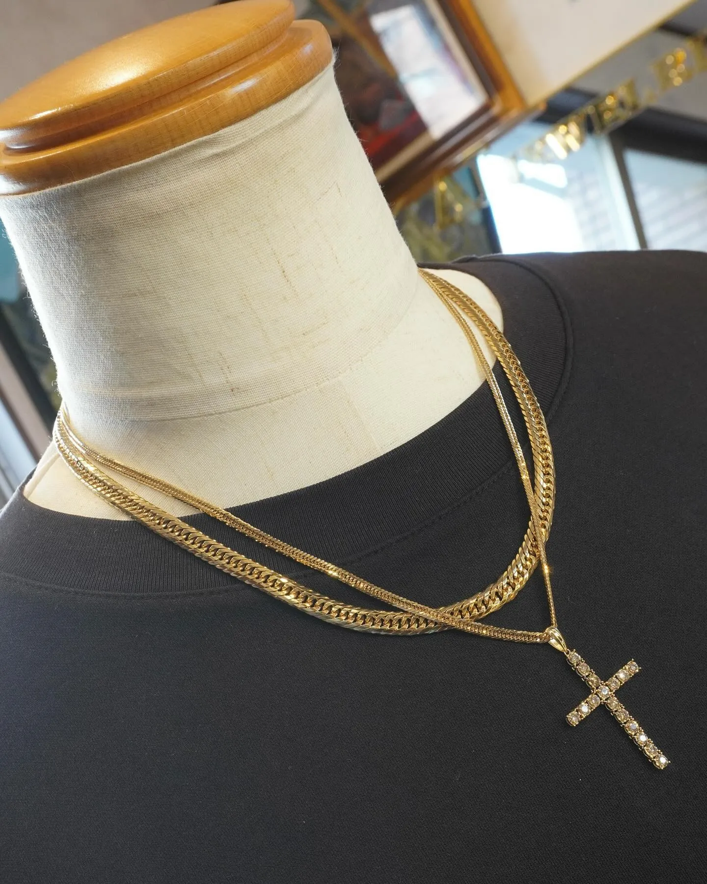 K18 ダイヤクロスコーデ💎