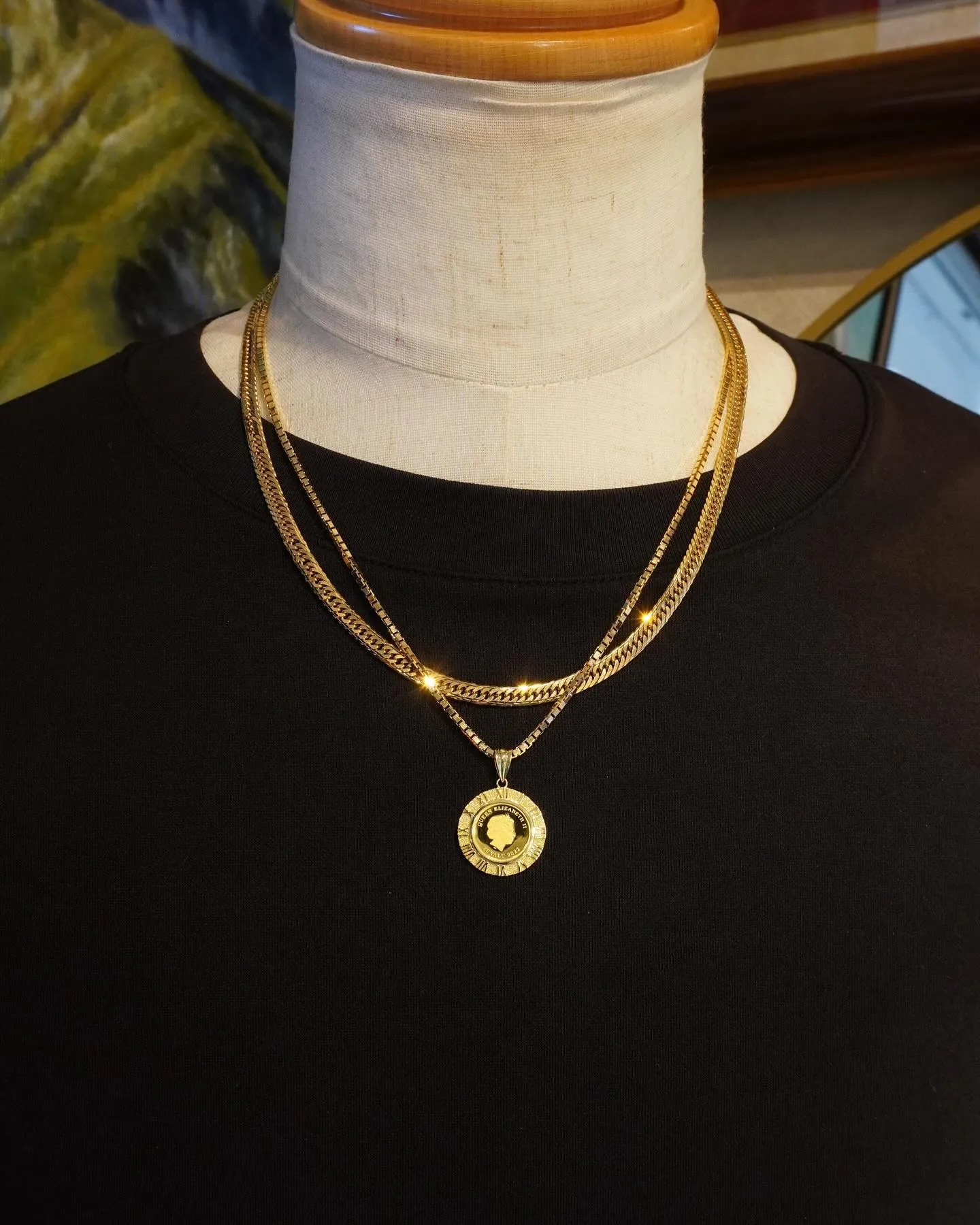 K18 2.15φベネチアンネックレス⁎⁺˳✧༚