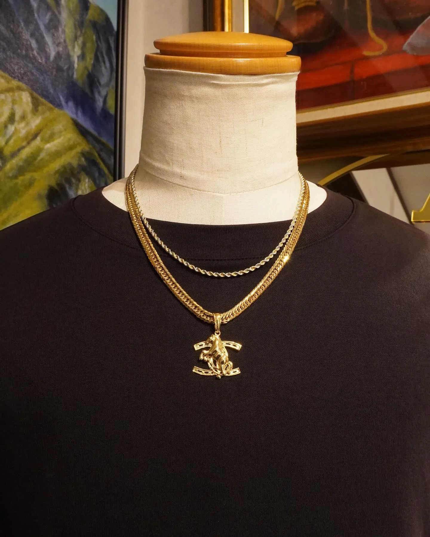 K18 ホースペンダント⁎⁺˳✧༚