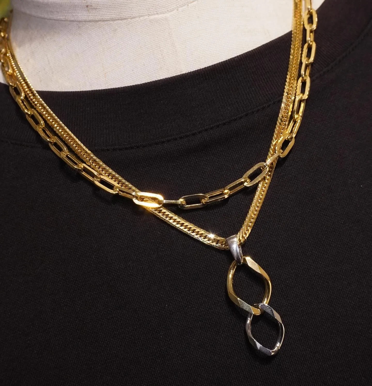 K18/Pt オンリーワンペンダント⁎⁺˳✧༚